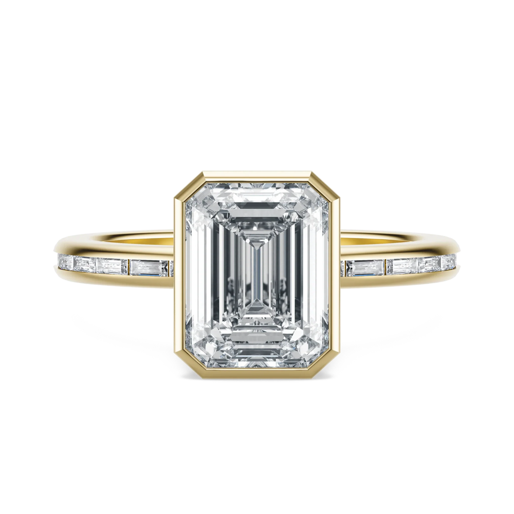 Mirror - Emerald, 3CT - Front View