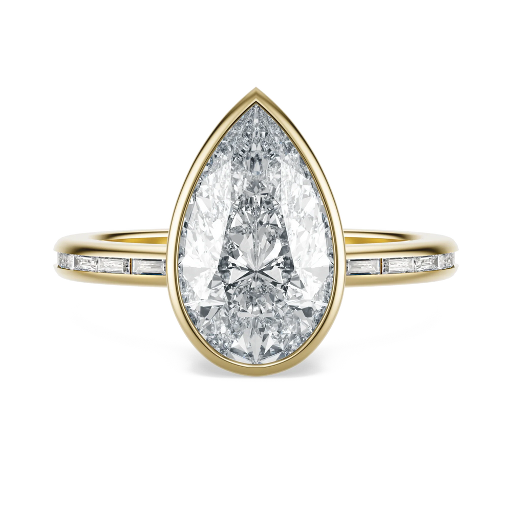 Mirror - Pear, 2CT - Front View