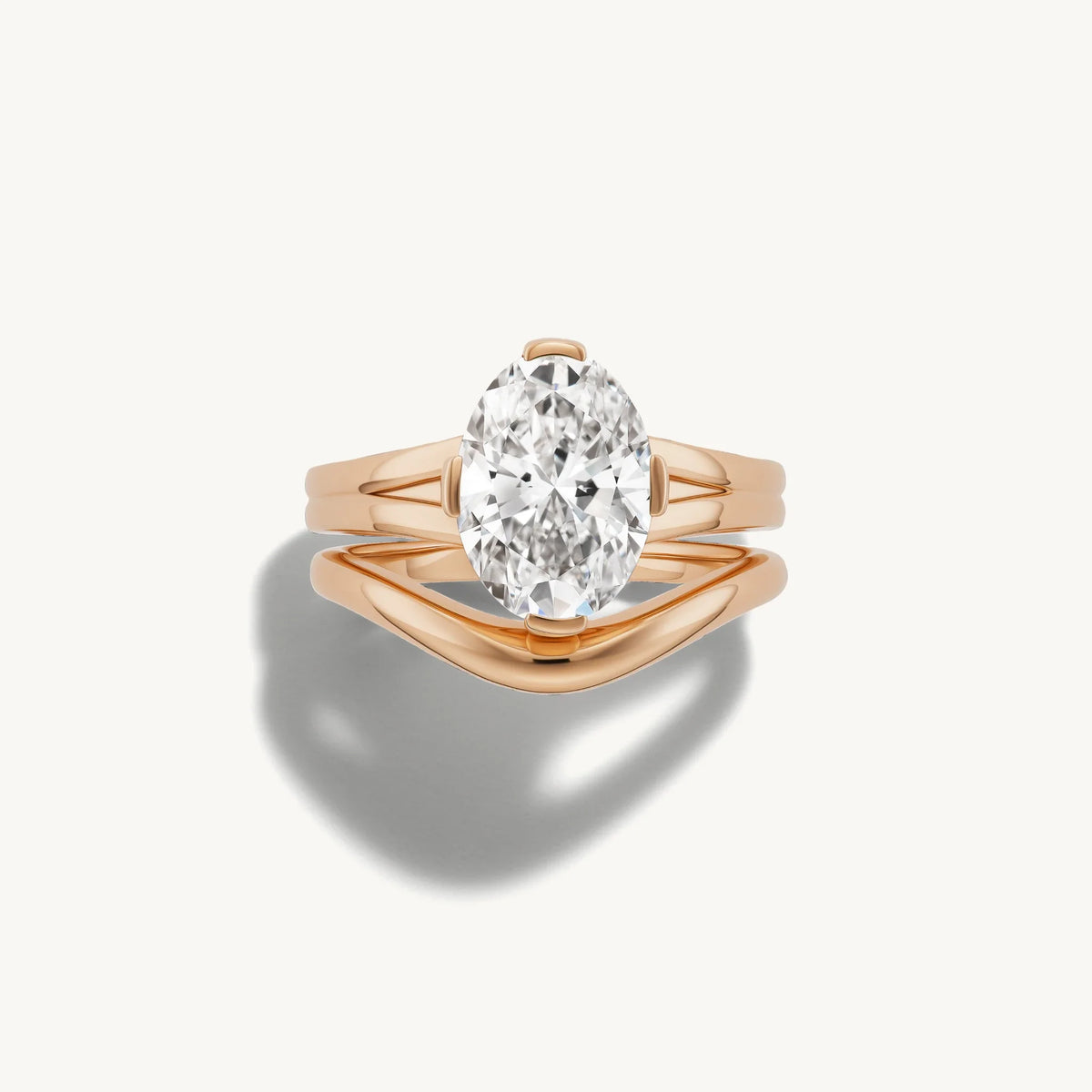 Moderne - Oval, 2CT