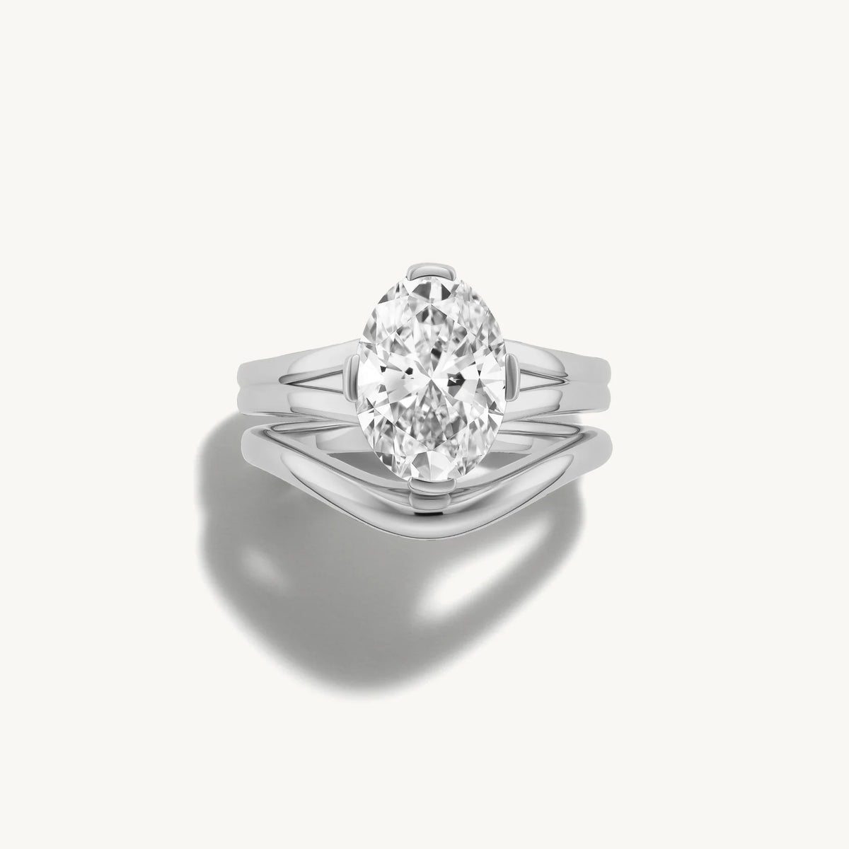 Moderne - Oval, 2CT