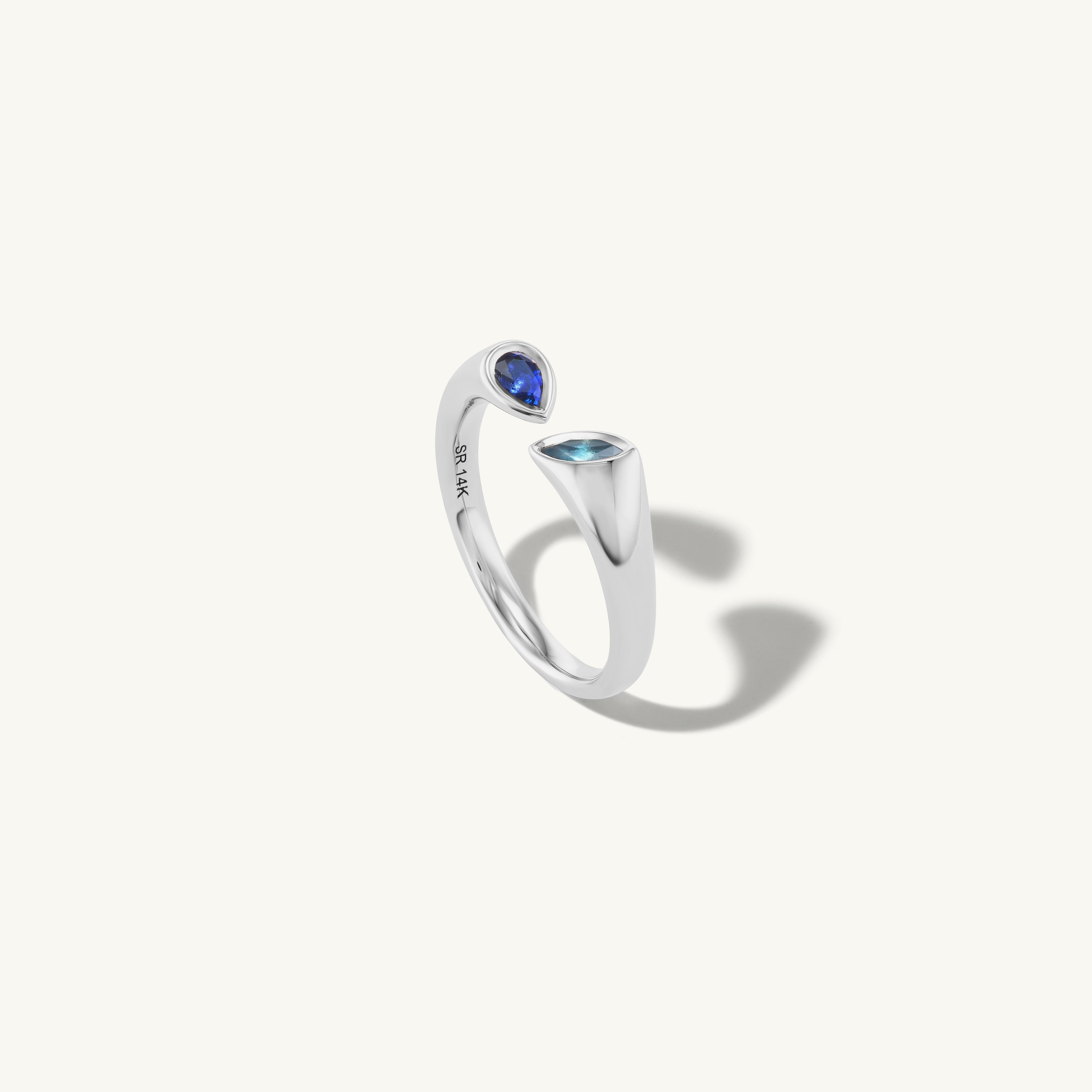 Blue Sapphire Open Band