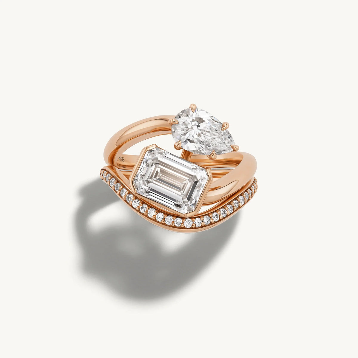 Pear Moi et Toi - Emerald, 2.5CT