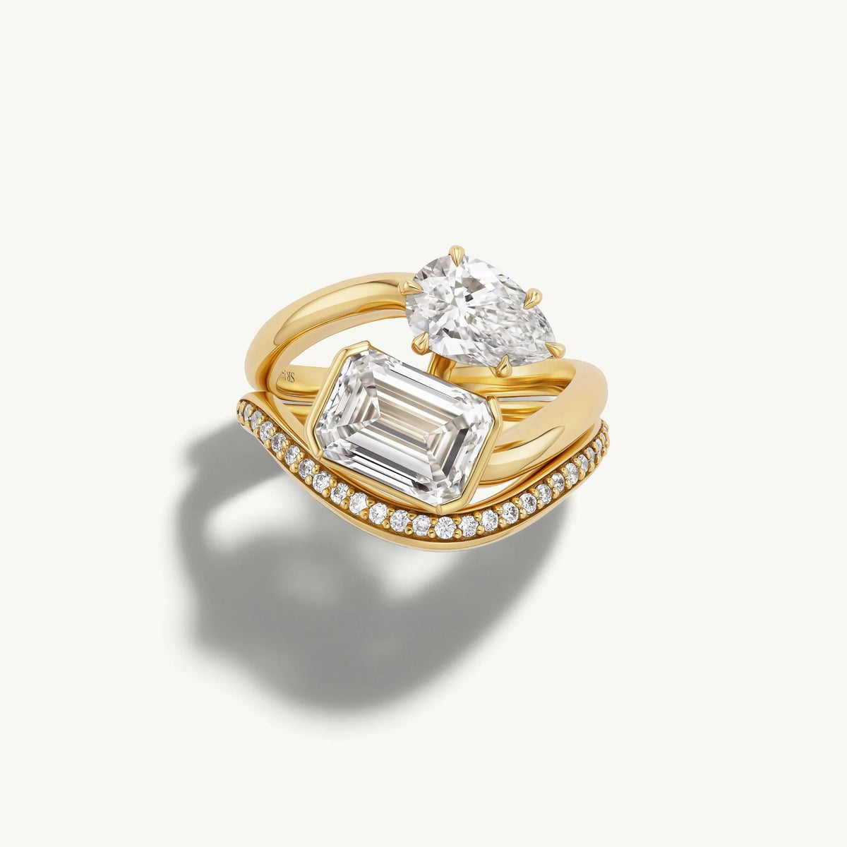 Pear Moi et Toi - Emerald, 2.5CT