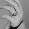 a video of couples in black and white modeling their custom bridal and engagement rings designed by sophie ratner. Learn more about the custom design process for bridal and engagement jewelry. 