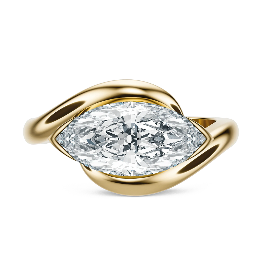 Contour - Marquise, 2.5CT - Front View