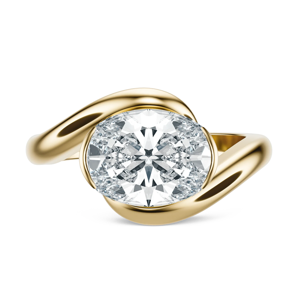 Contour - Oval, 2CT - Front View