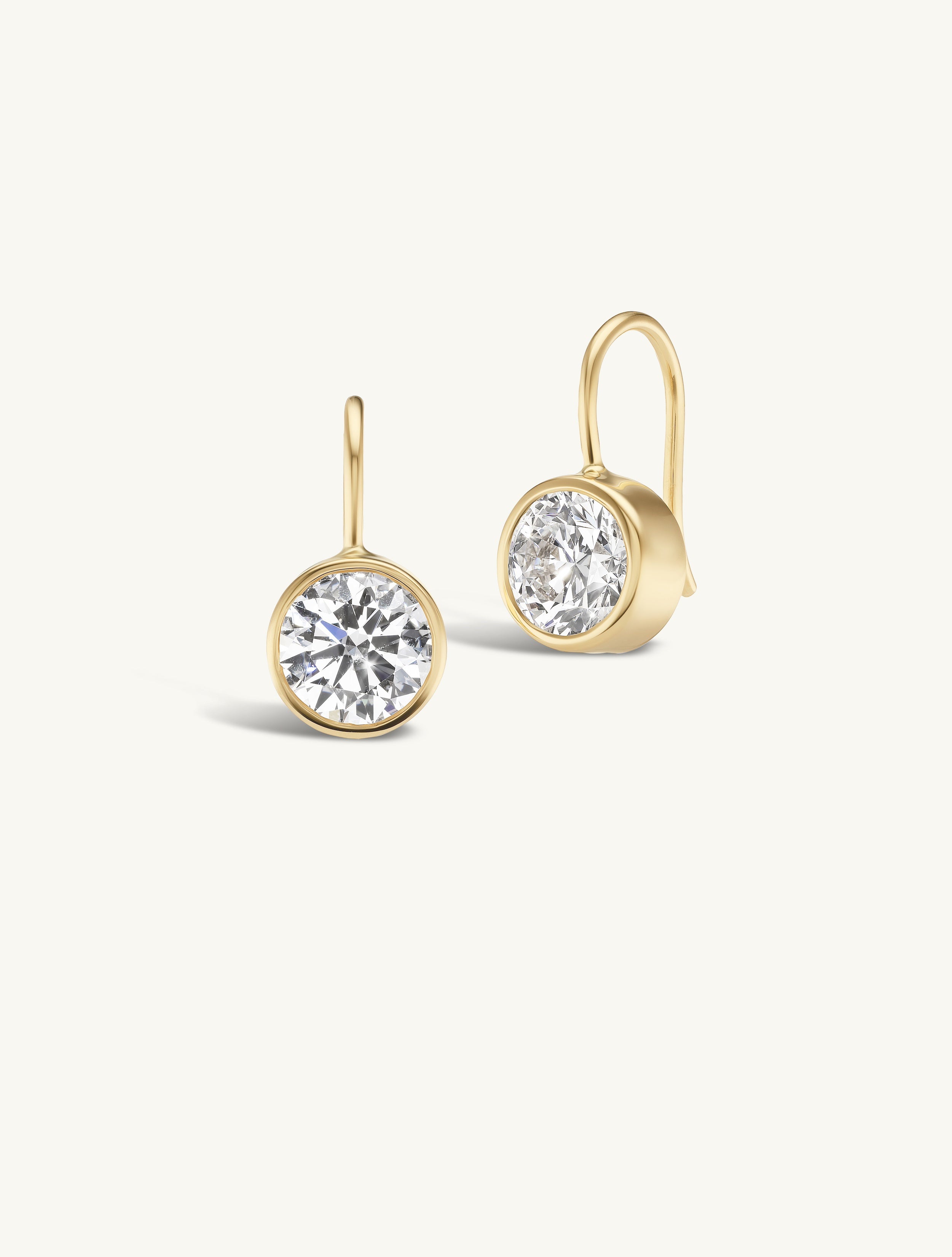 Round Drop Earrings