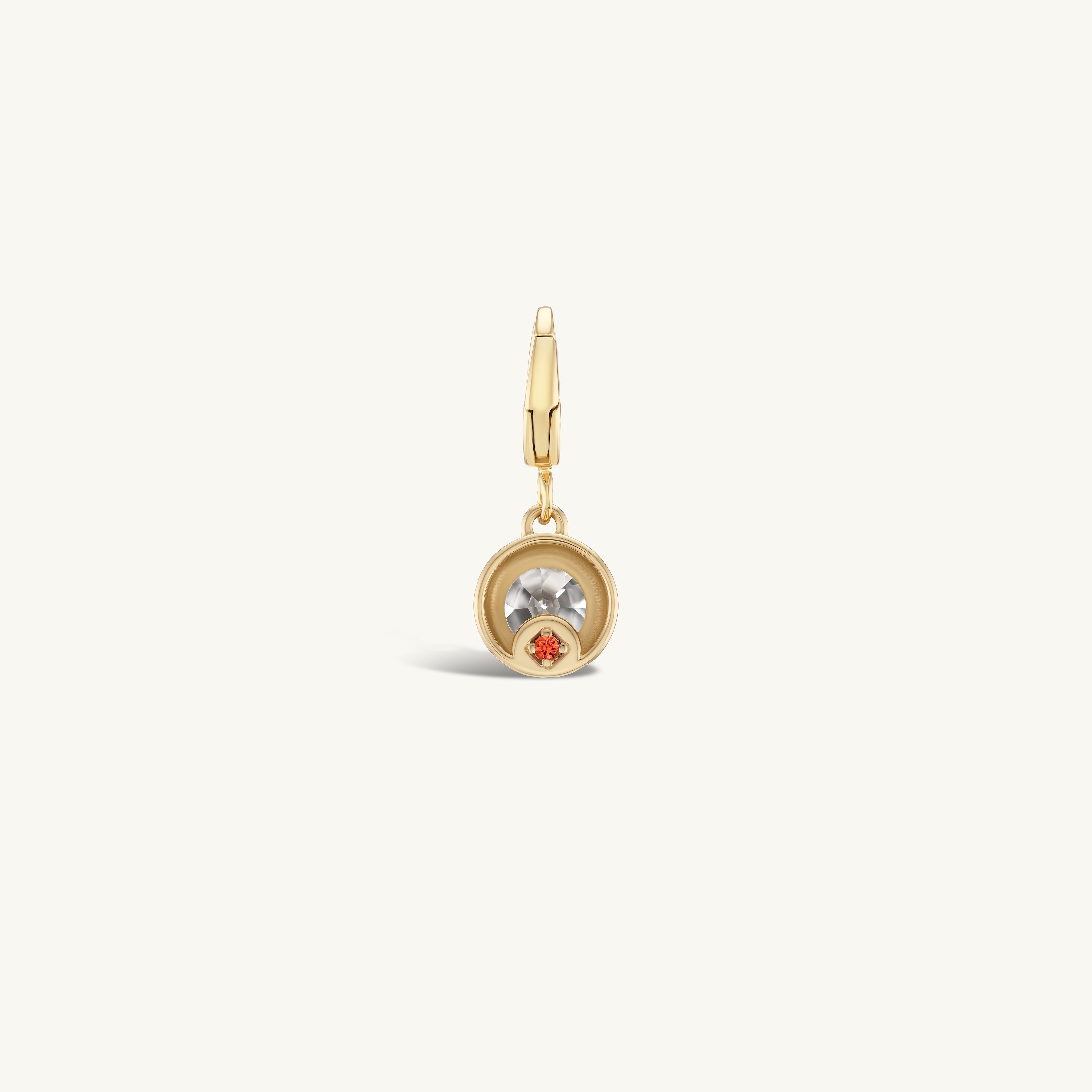 Round Bezel Charm