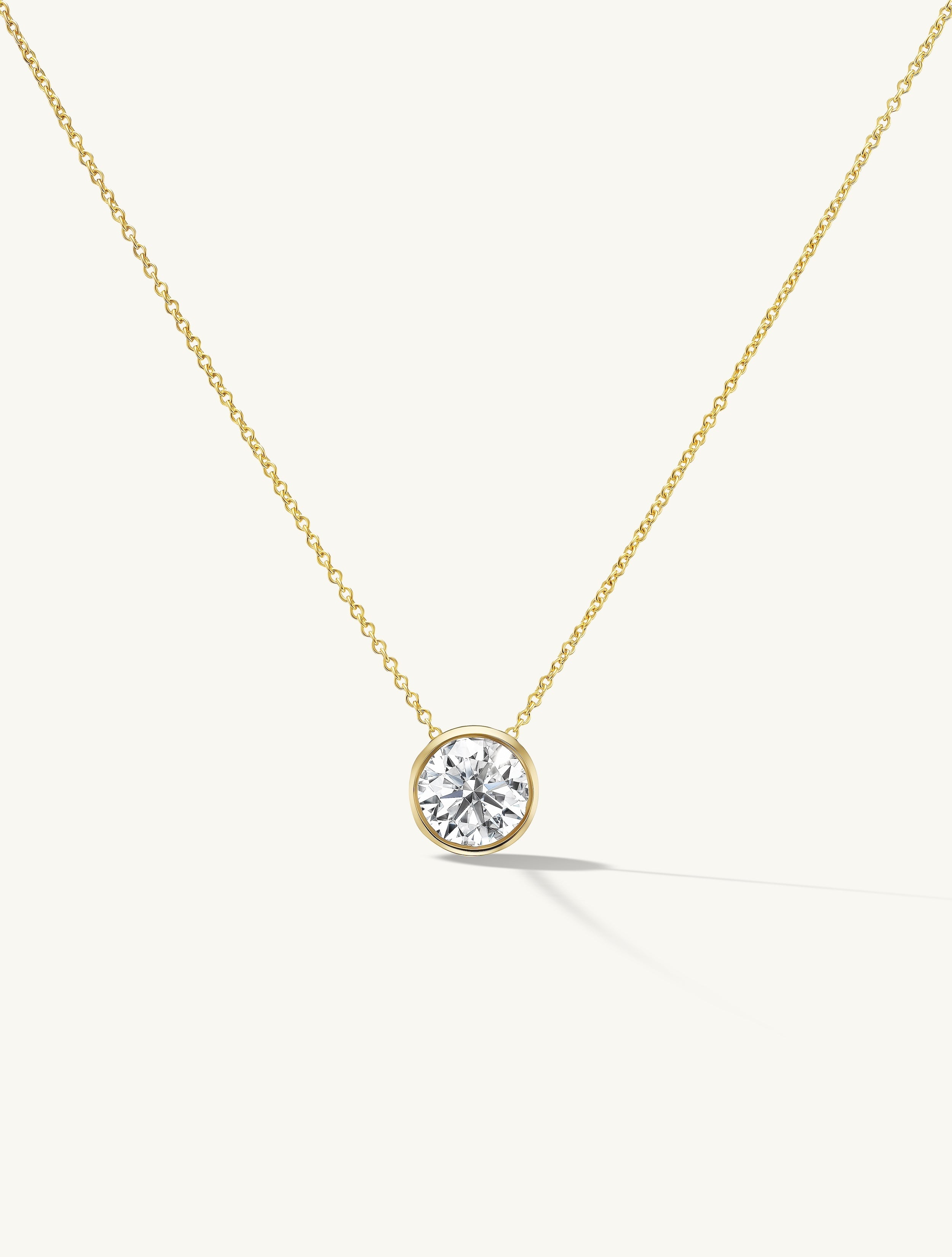 Round Bezel Necklace