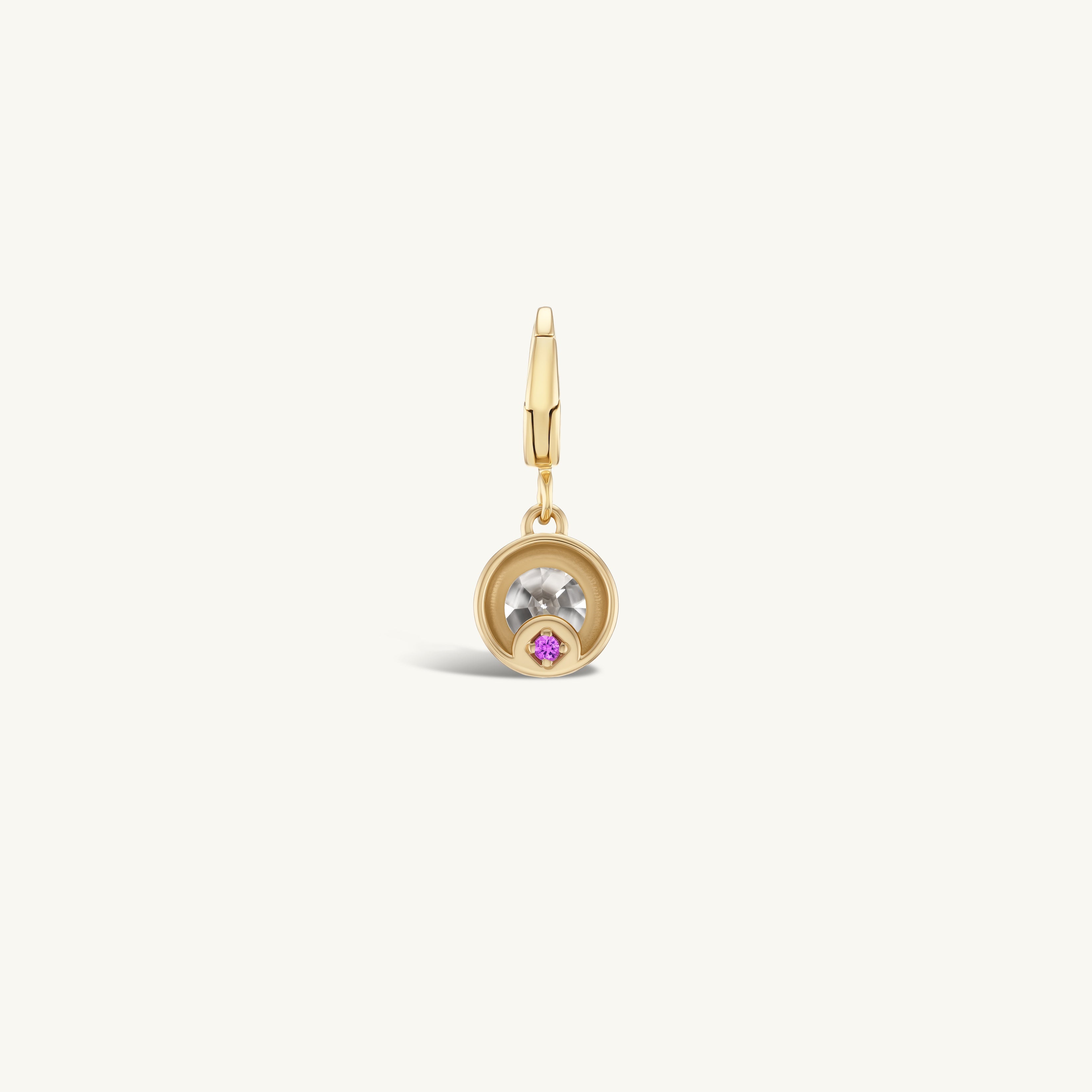 Round Bezel Charm