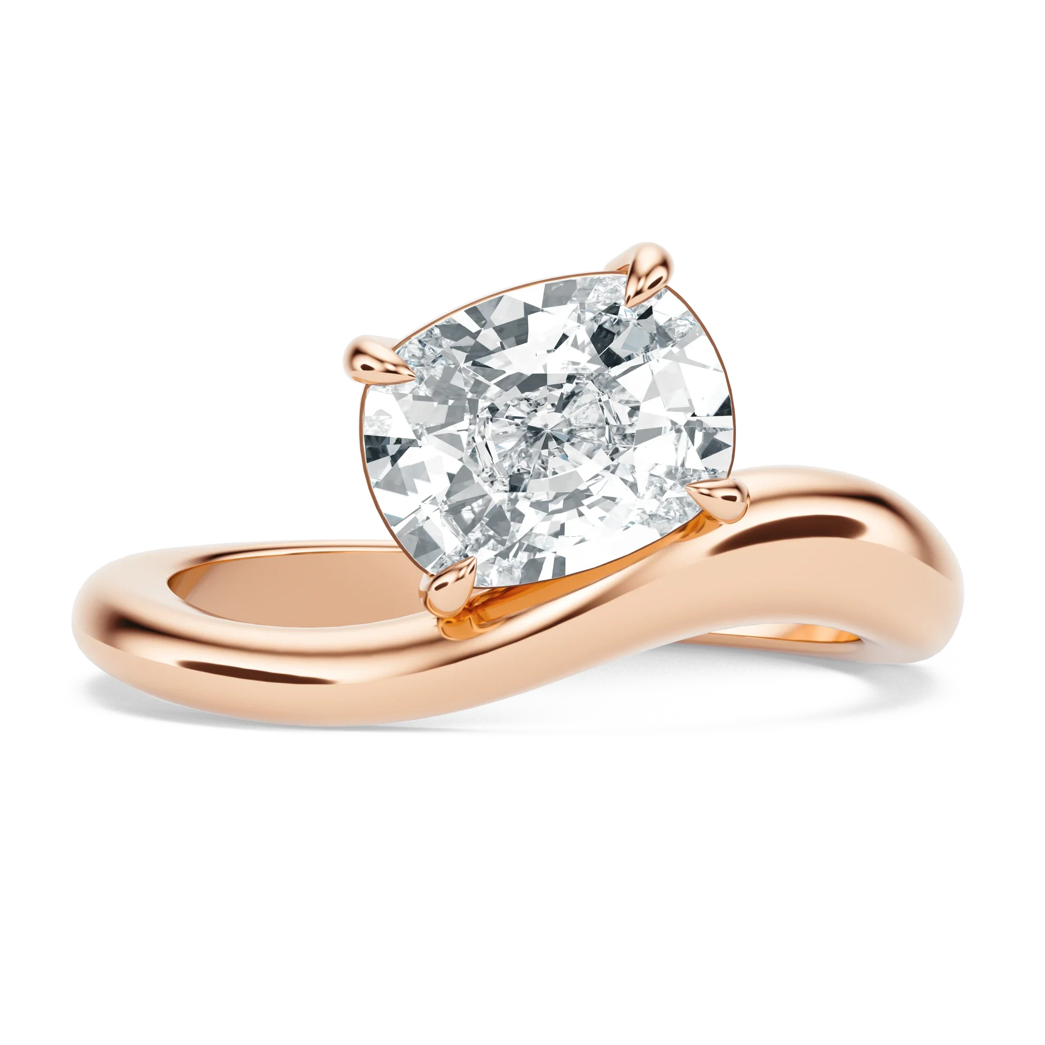 Sea - Cushion, 2.5CT