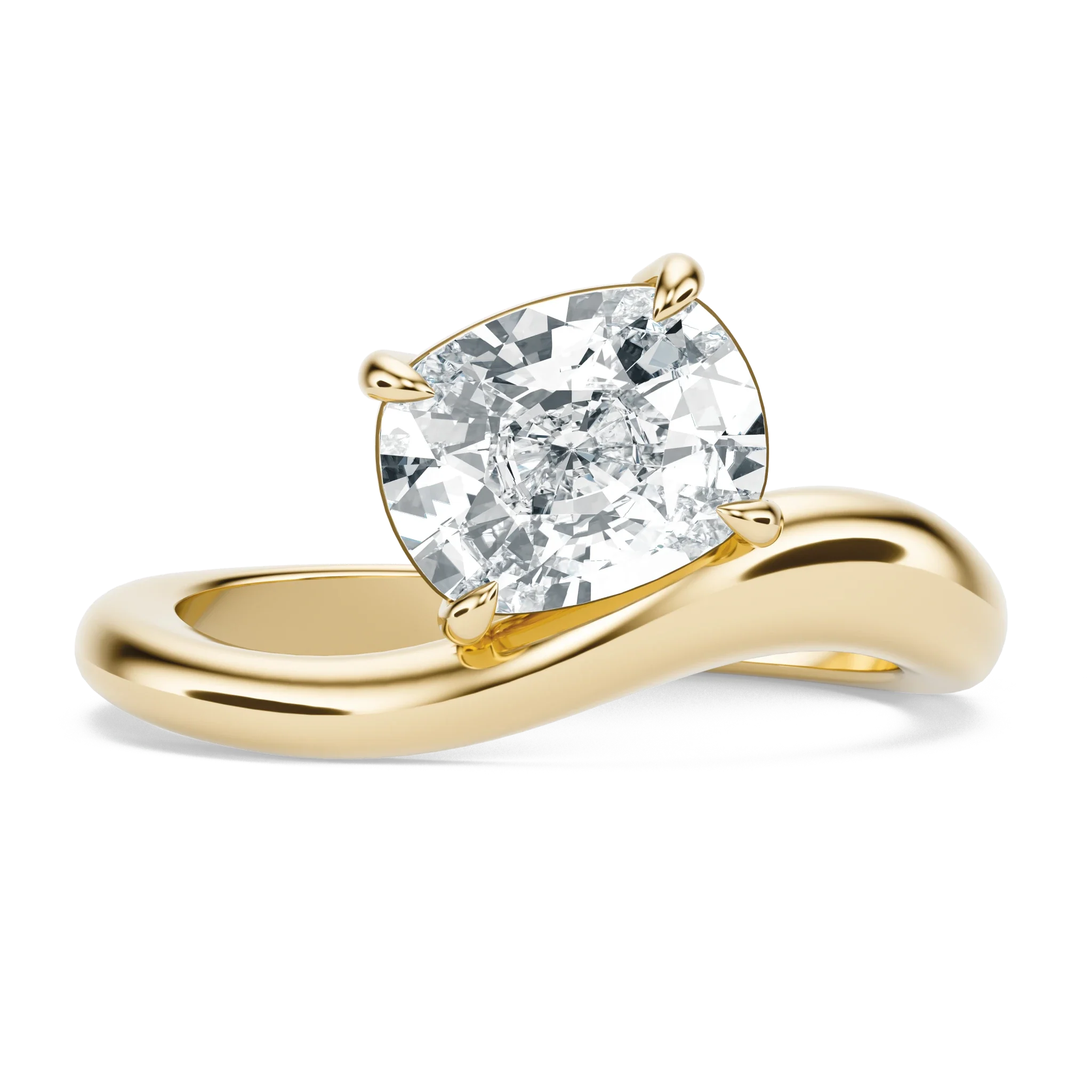 Sea - Cushion, 3CT