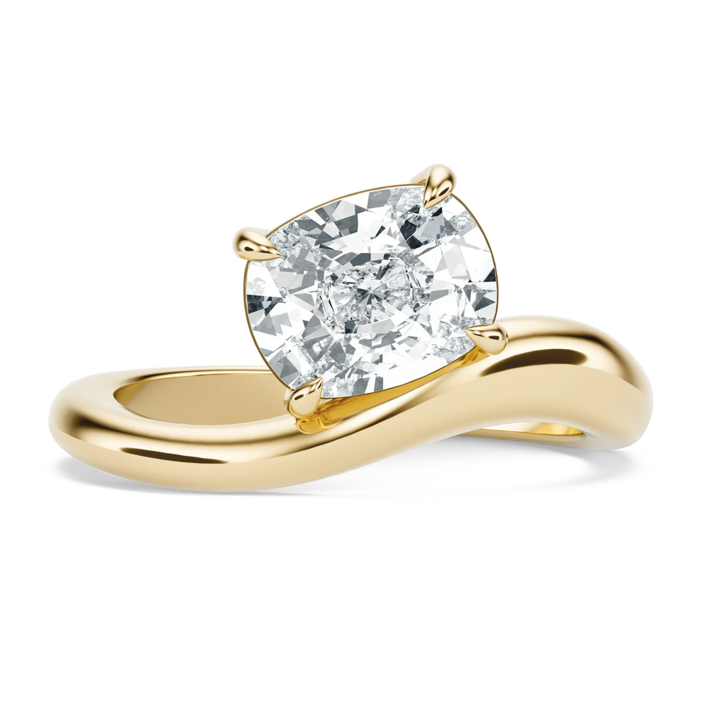Sea - Cushion, 2.5CT - Front View