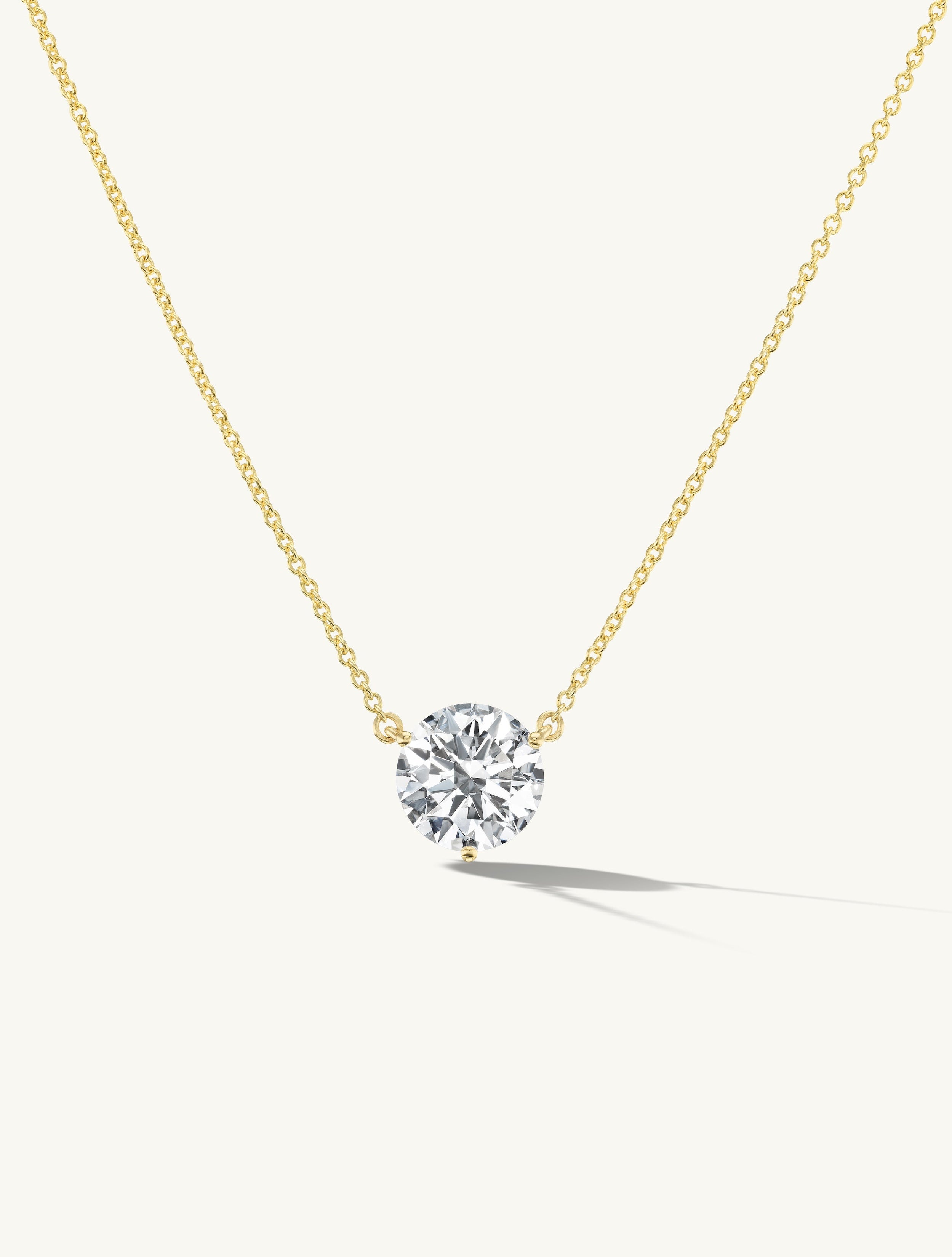 Fluted Diamond Necklace