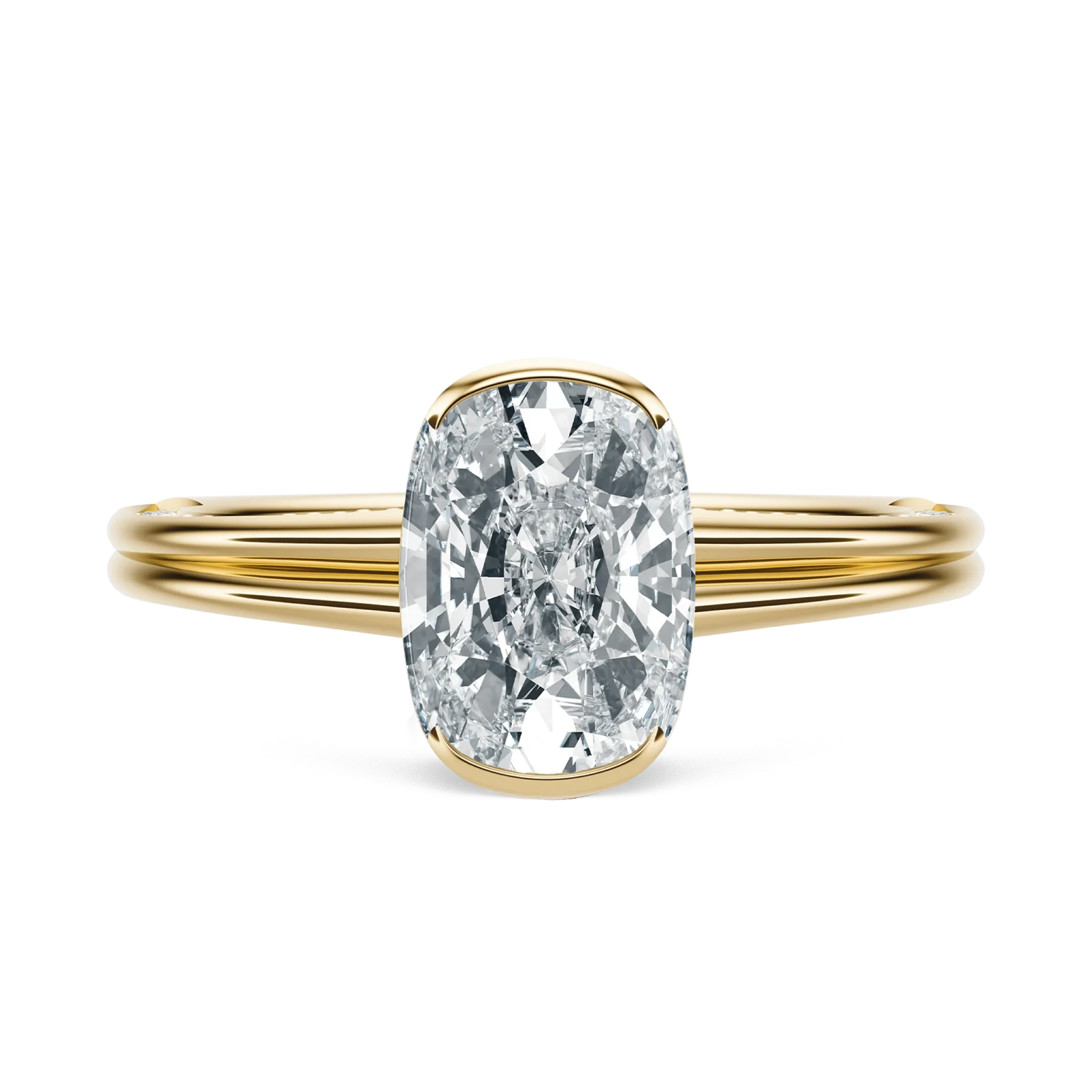 Slim - Elongated Cushion, 2CT