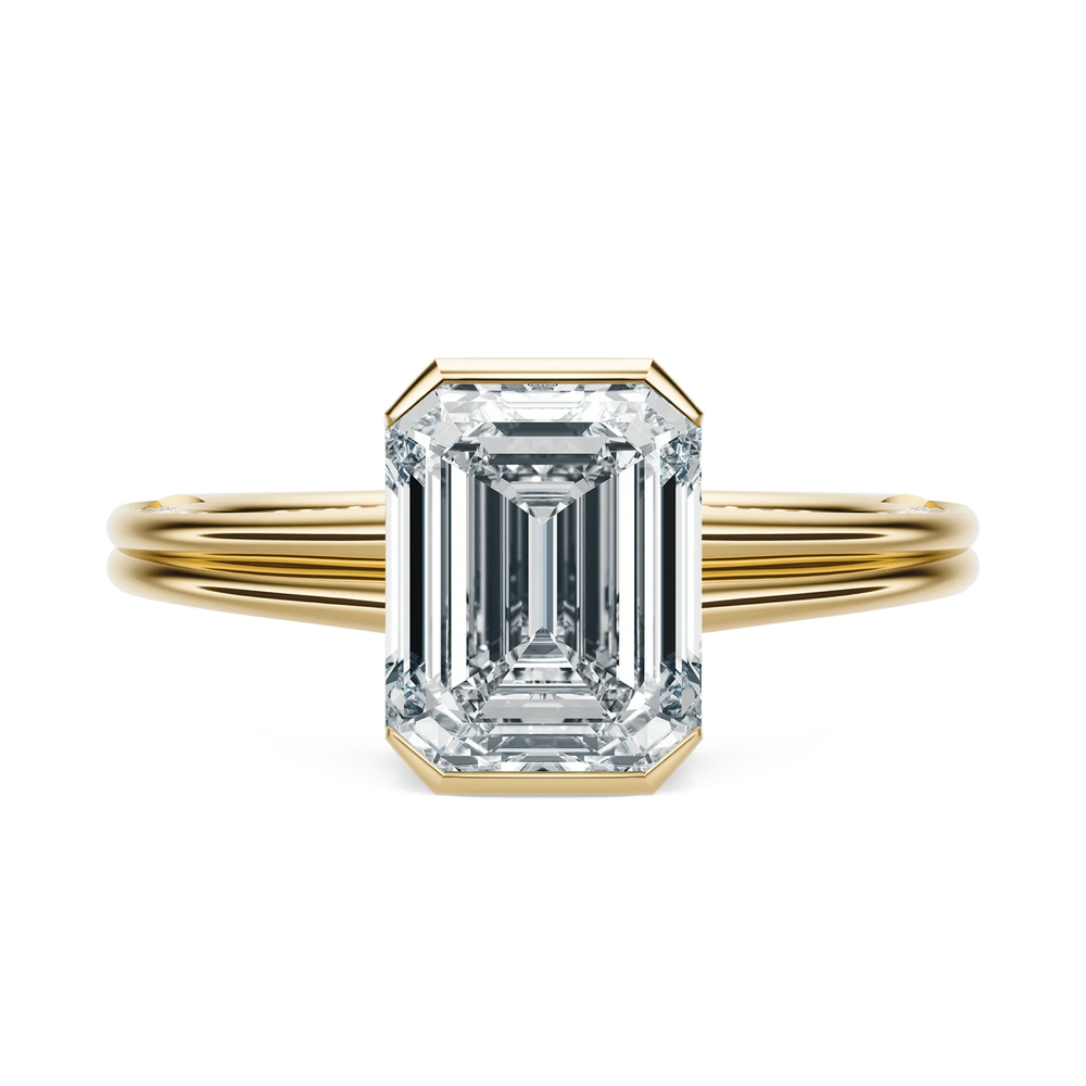 Slim - Emerald, 3CT - Front View