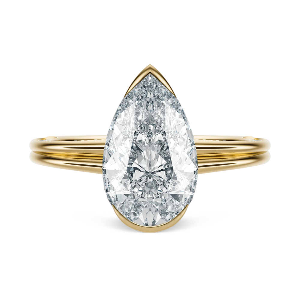 Slim - Pear, 2CT - Front View