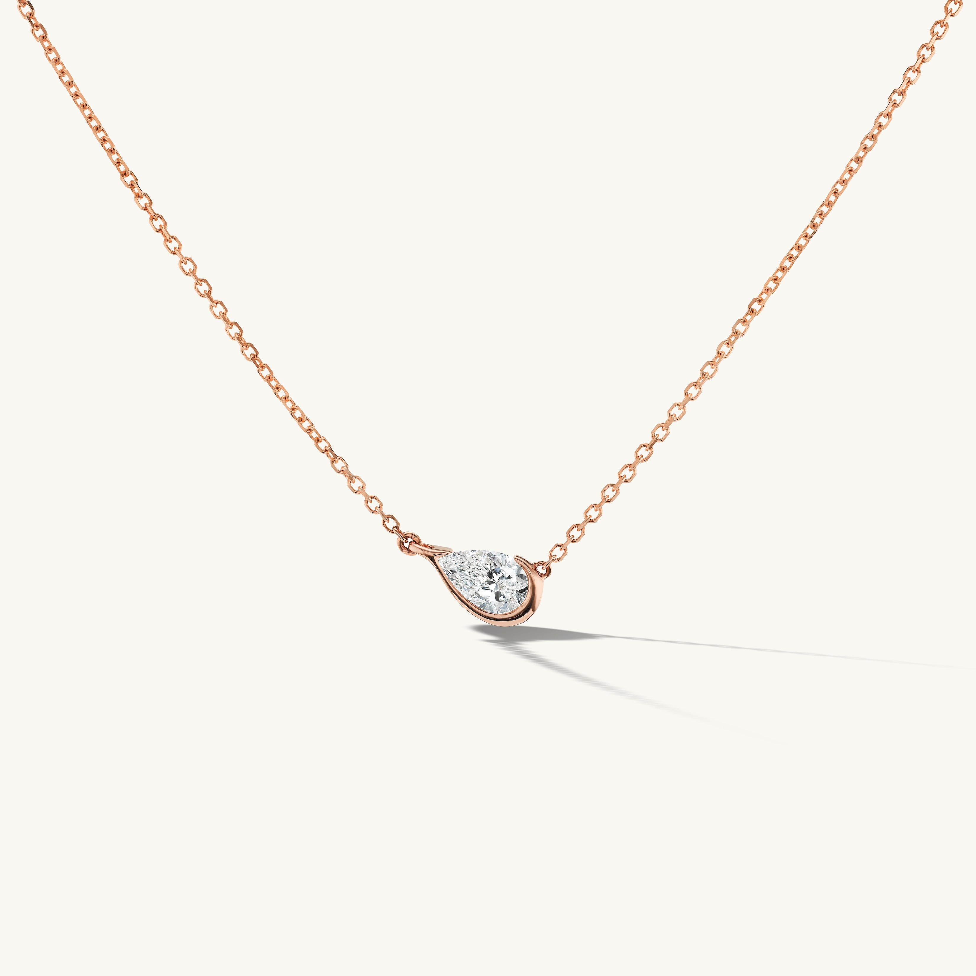 East West Droplet Necklace