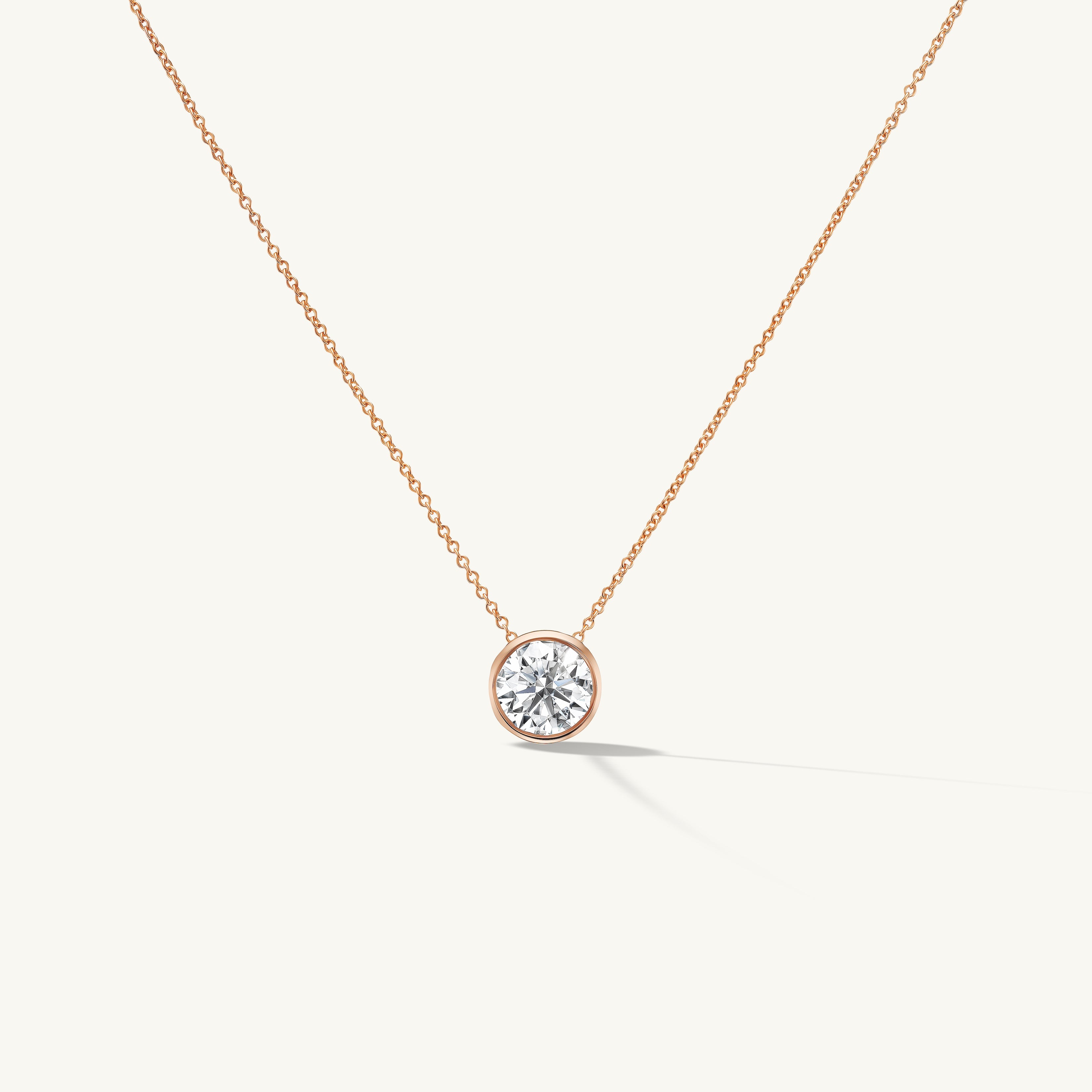 Round Bezel Necklace