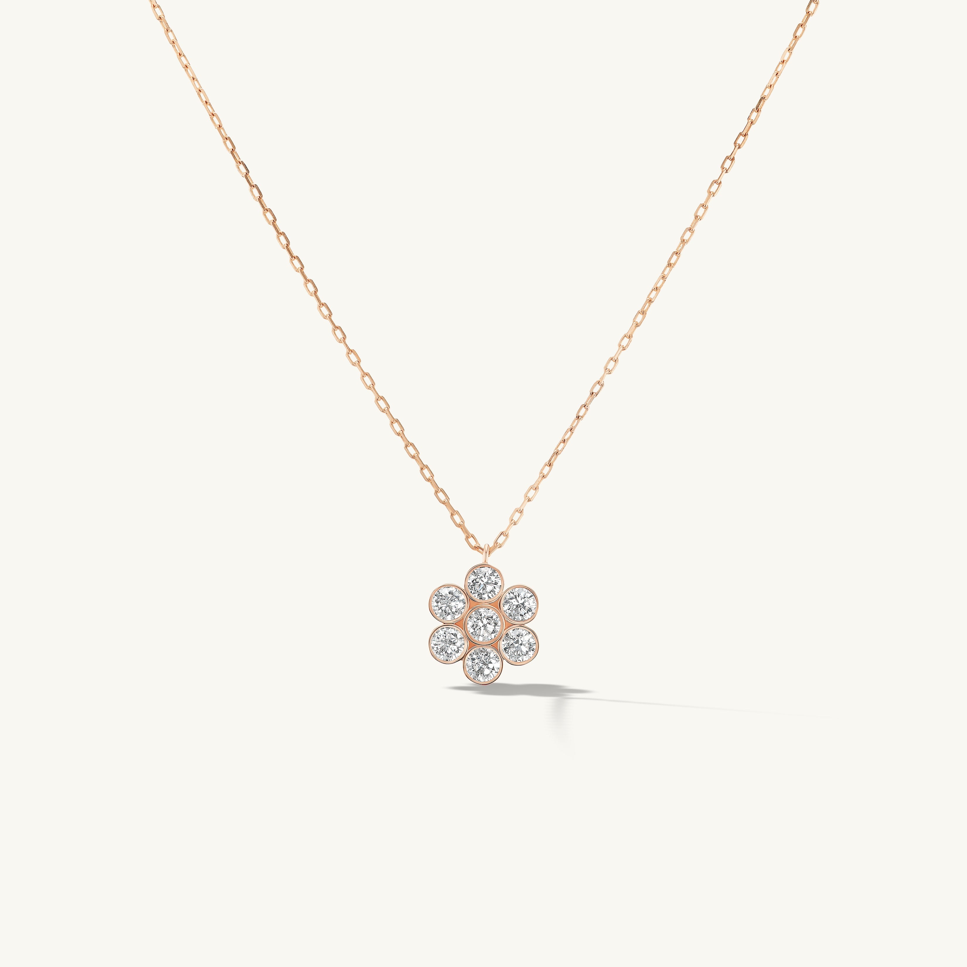 Diamond Flower Necklace