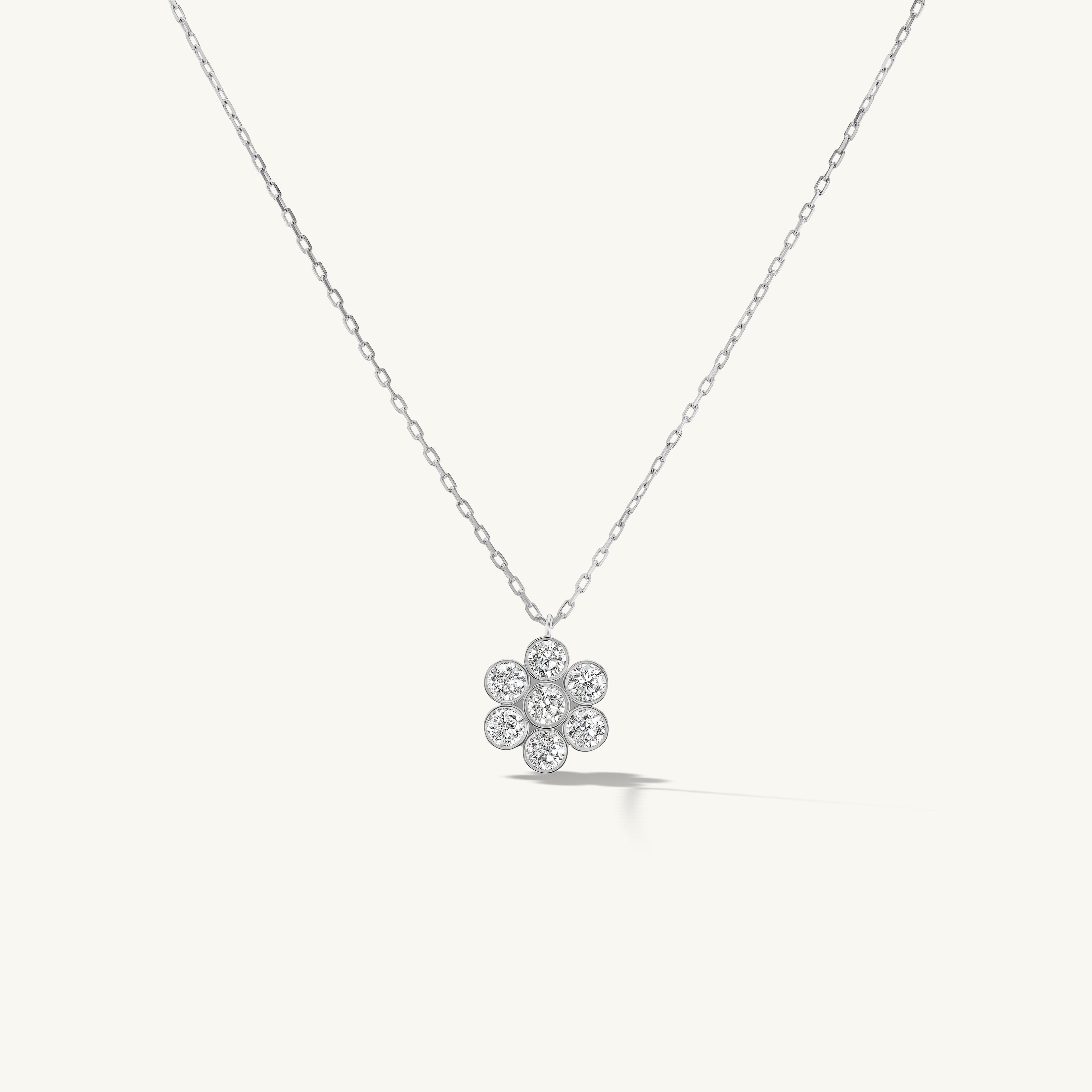 Diamond Flower Necklace