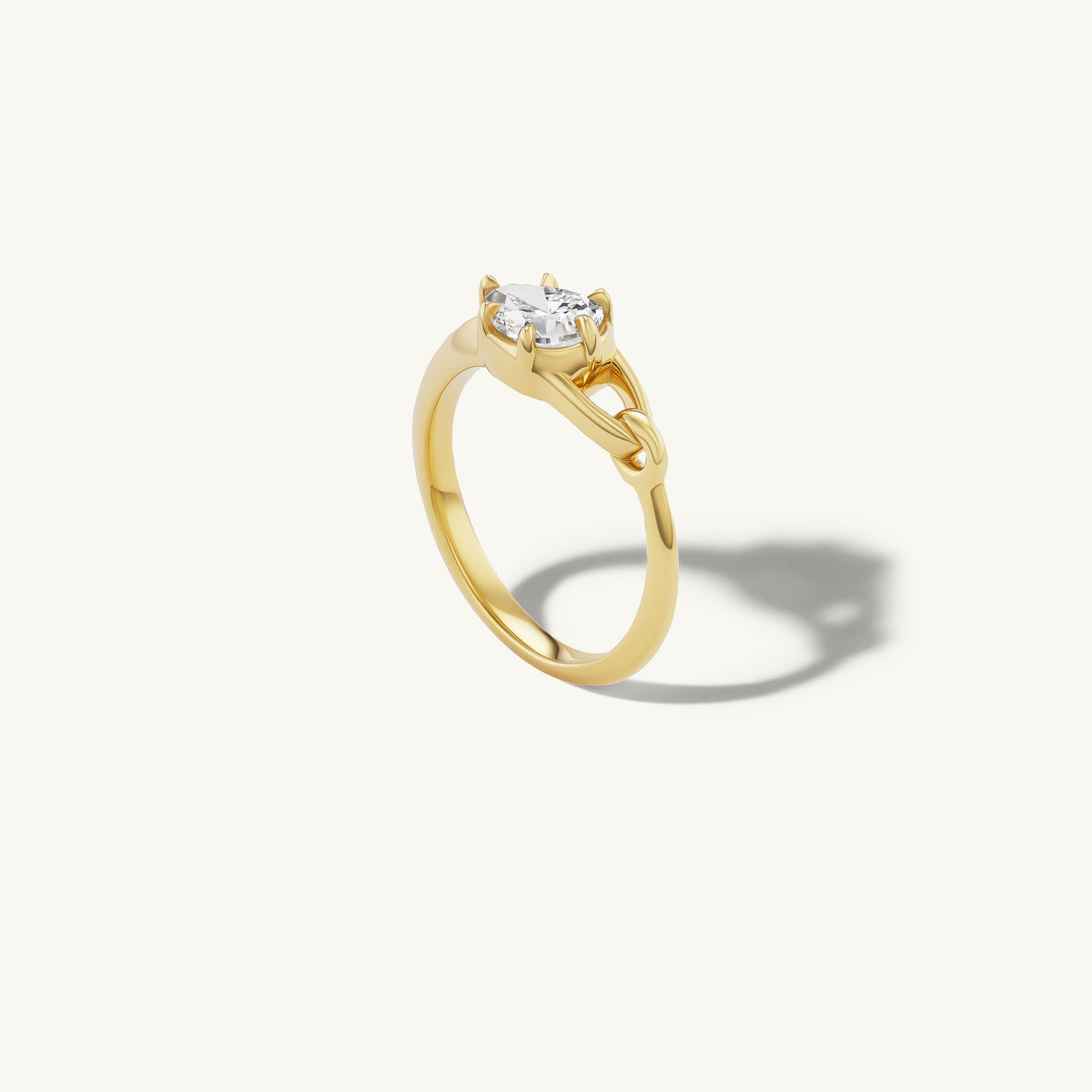 Georgian Pear Wrapping Pinky Ring