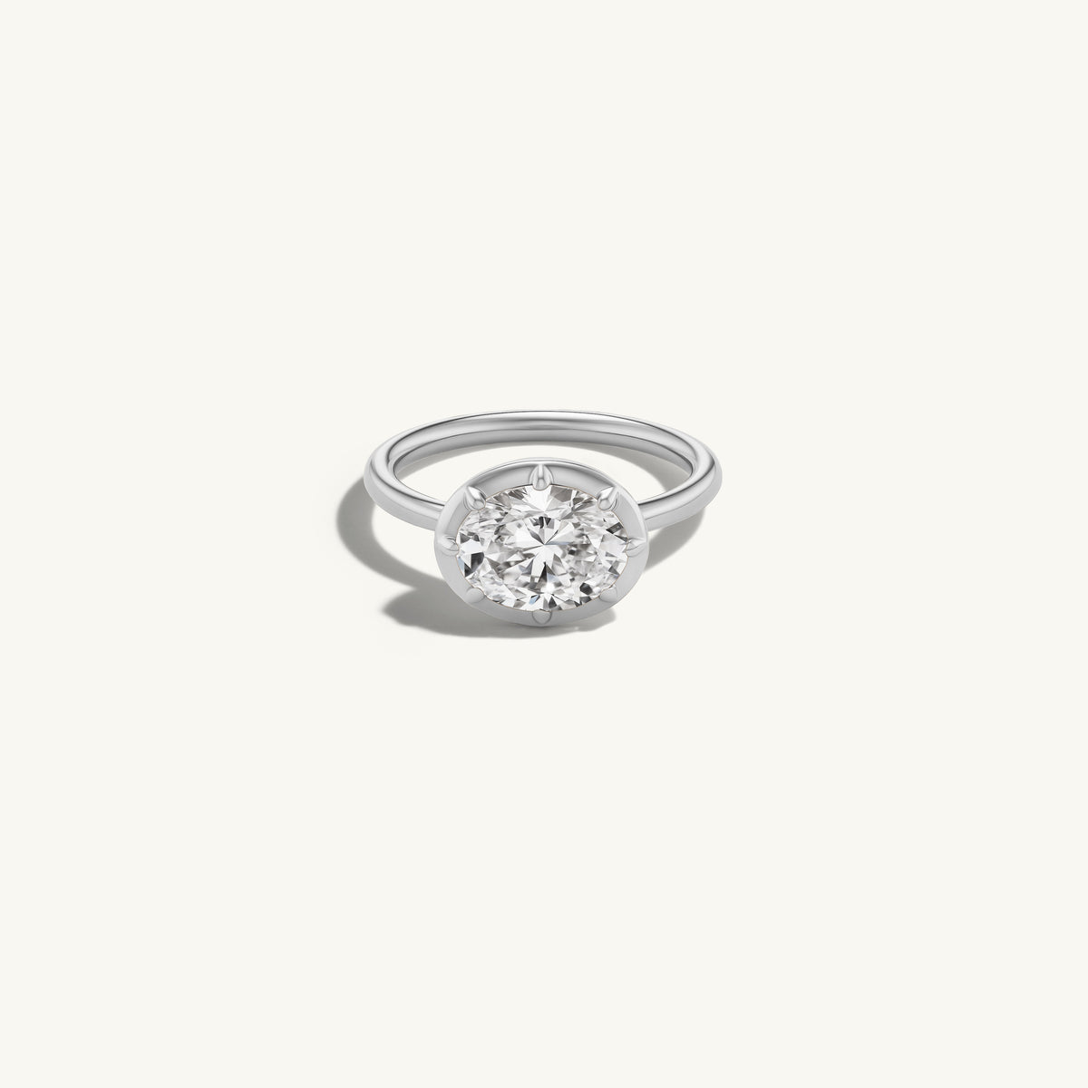 Georgian Oval Pinky Ring