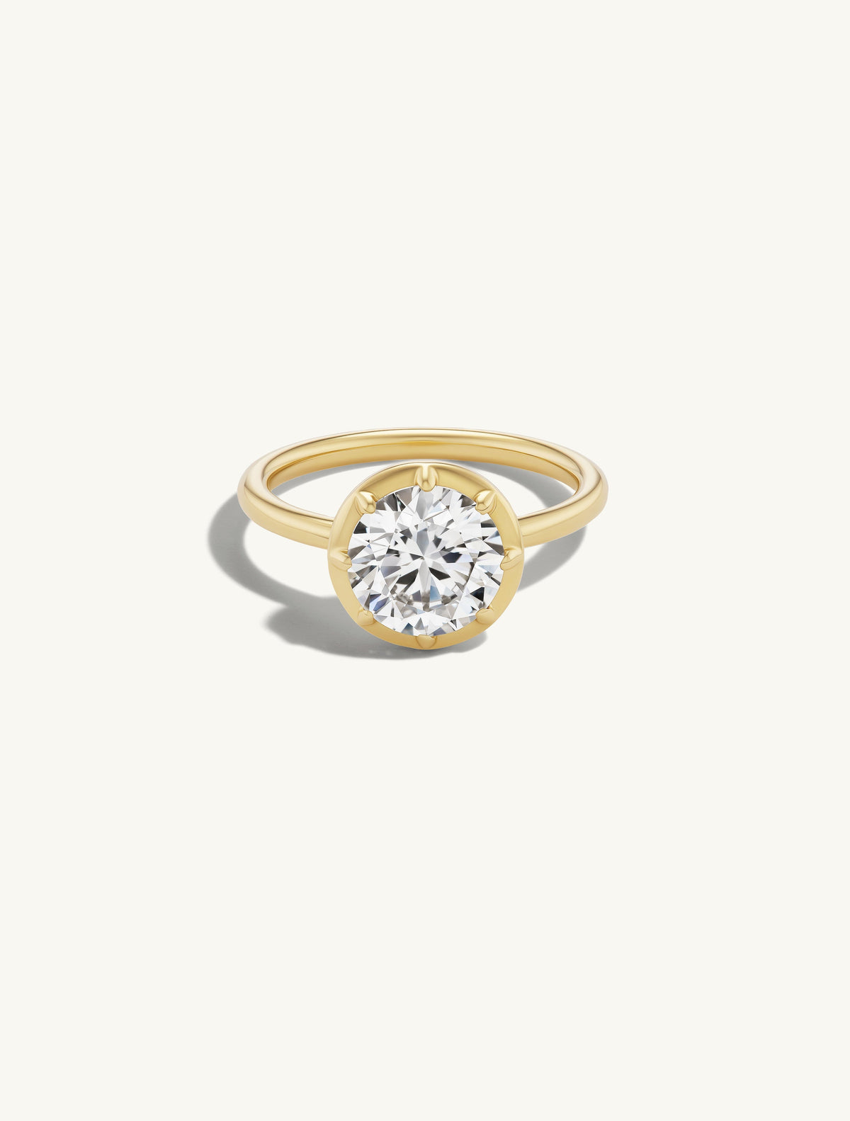 Georgian Round Pinky Ring