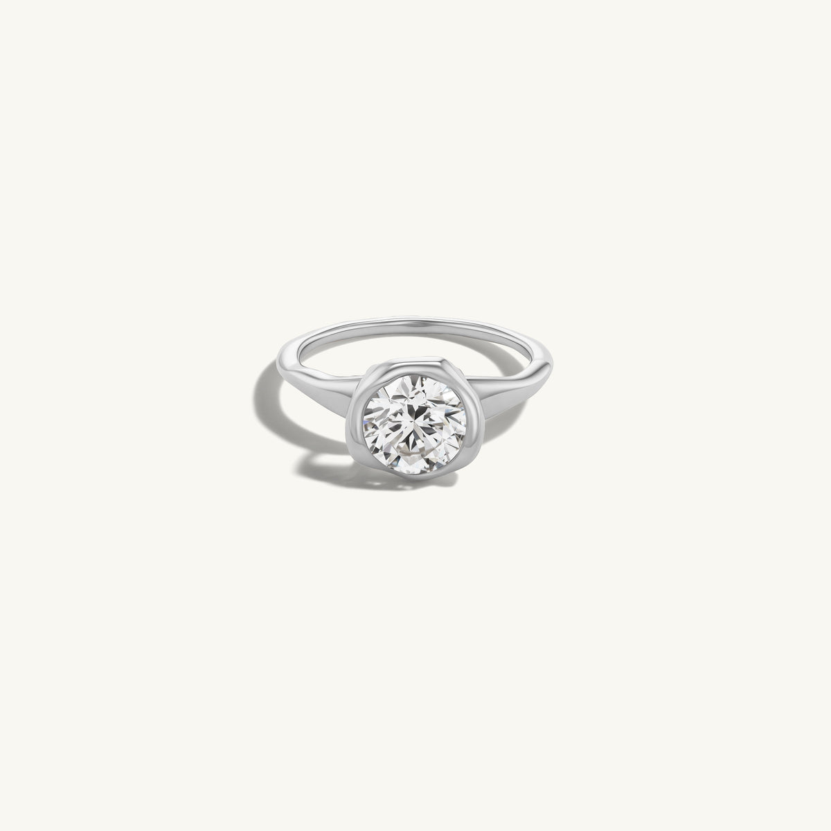 Organic Round Pinky Ring
