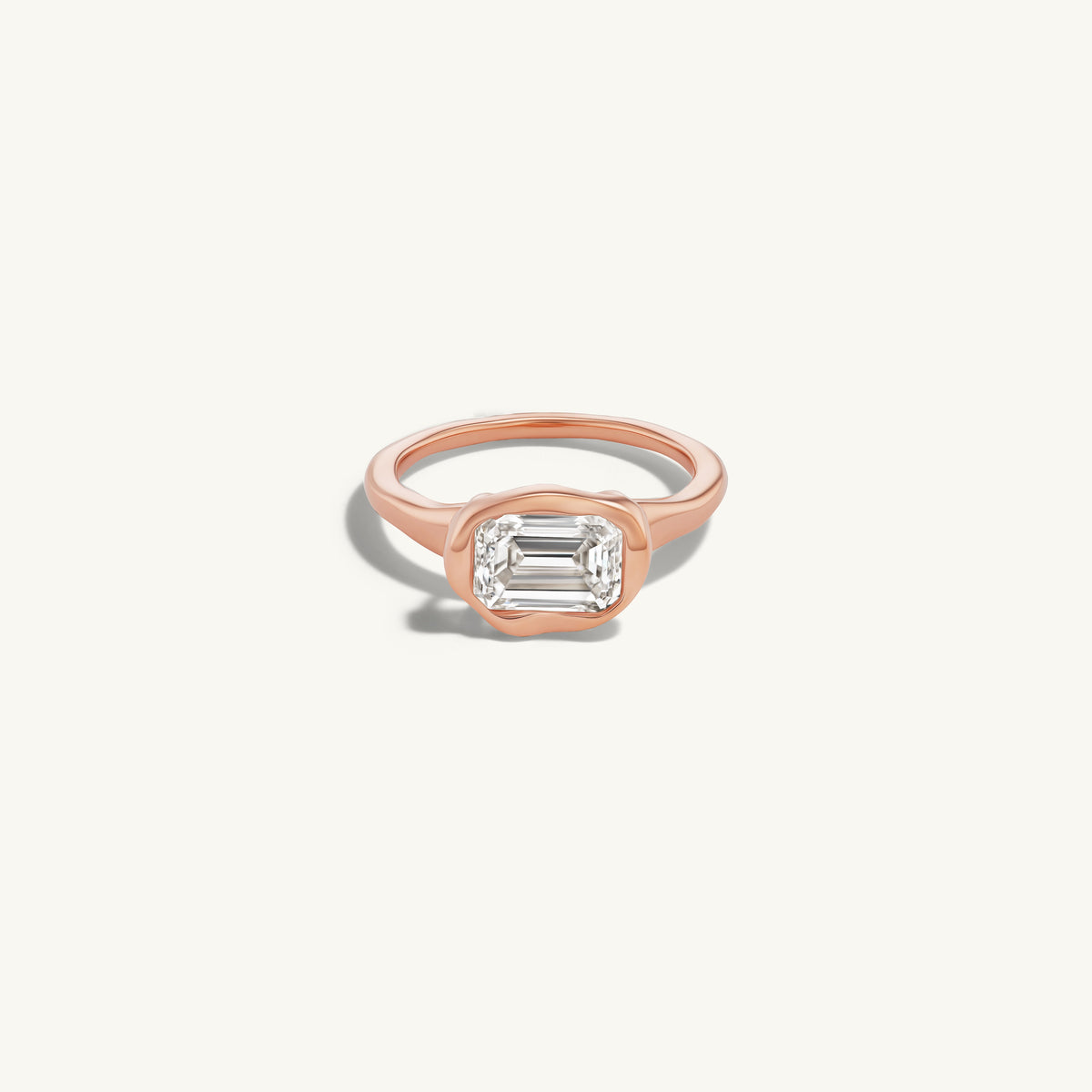Organic Emerald Pinky Ring