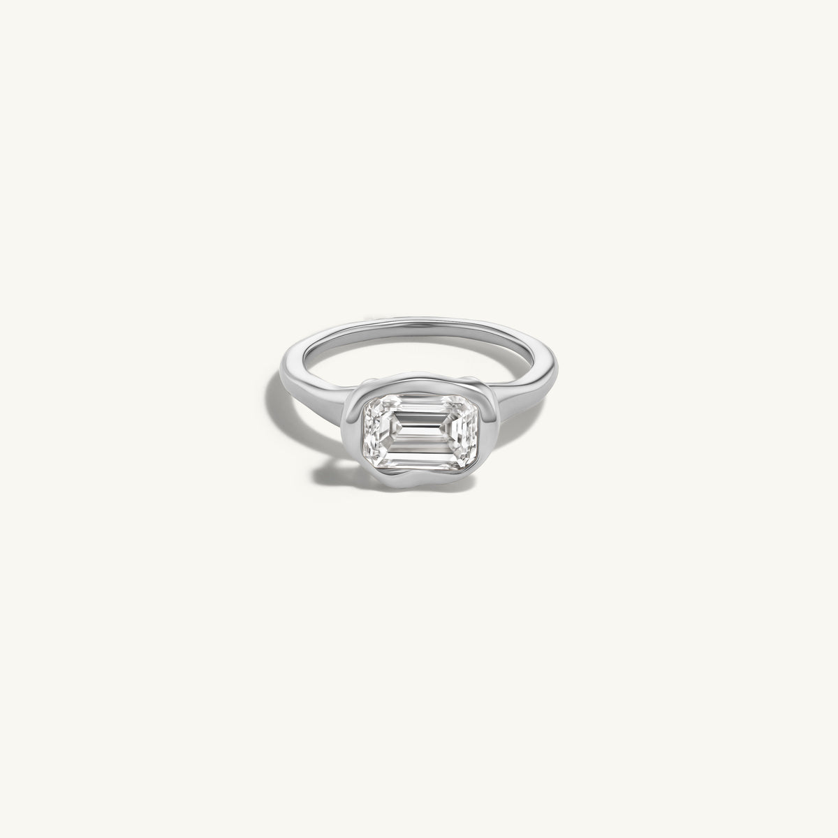 Organic Emerald Pinky Ring