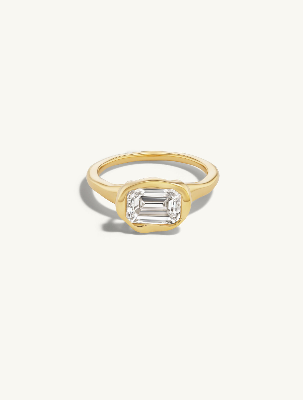 Organic Emerald Pinky Ring