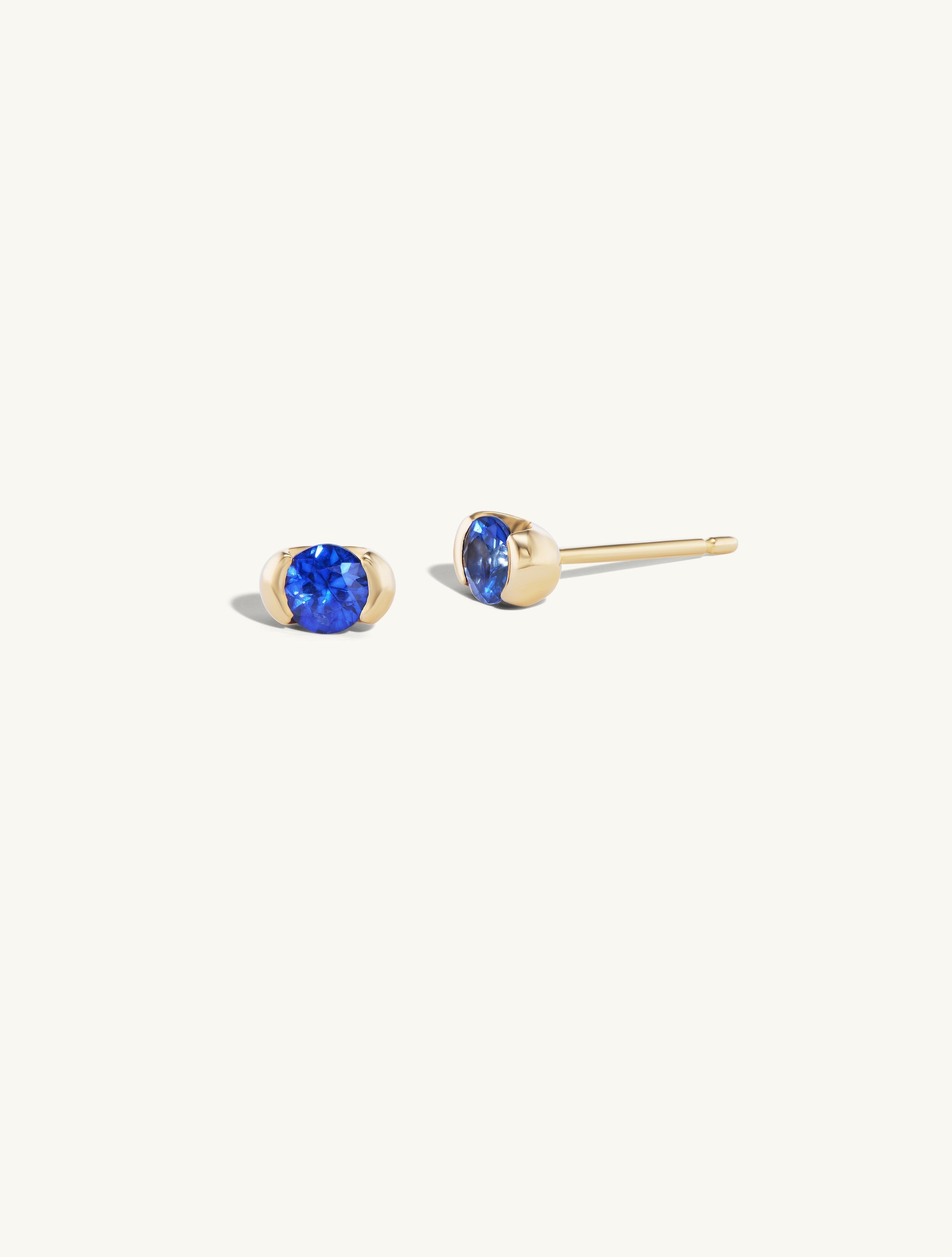 Blue Sapphire Sunrise Stud