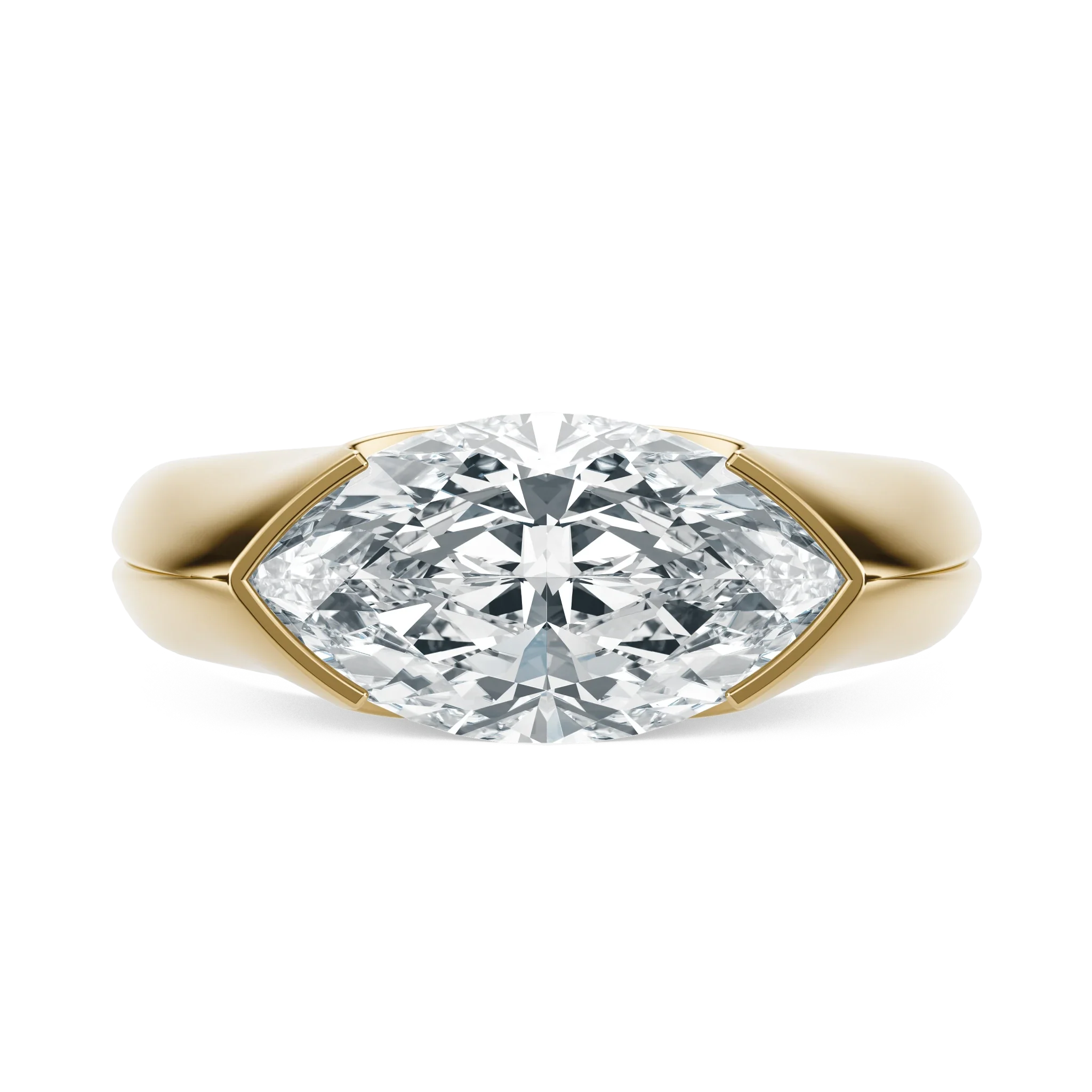 Sunset Grooved - Marquise, 3CT