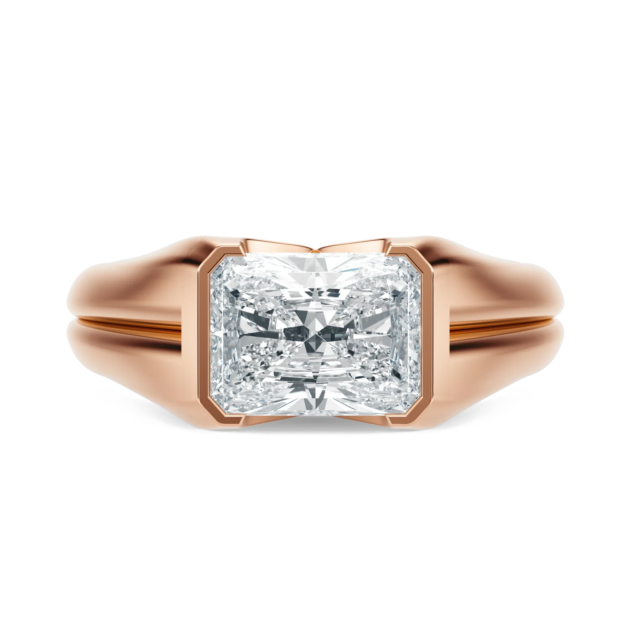 Sunset Grooved - Radiant, 2.5CT