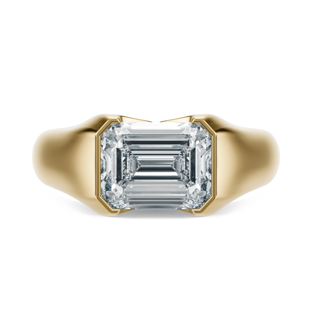 Sunset - Emerald, 2.5CT - Front View