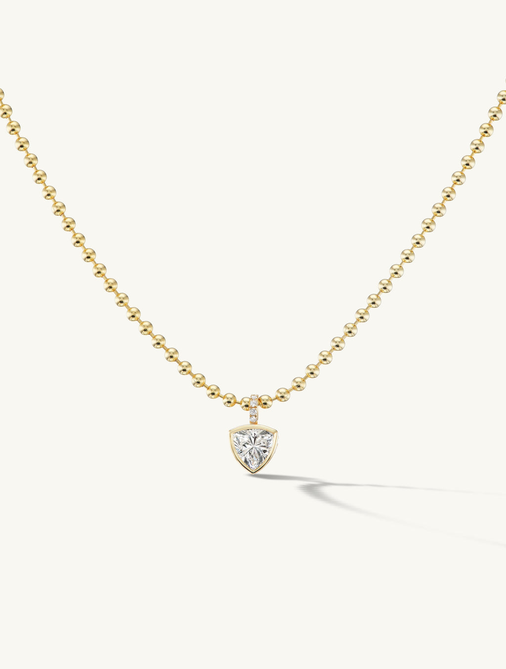 Trillion Pendant Necklace