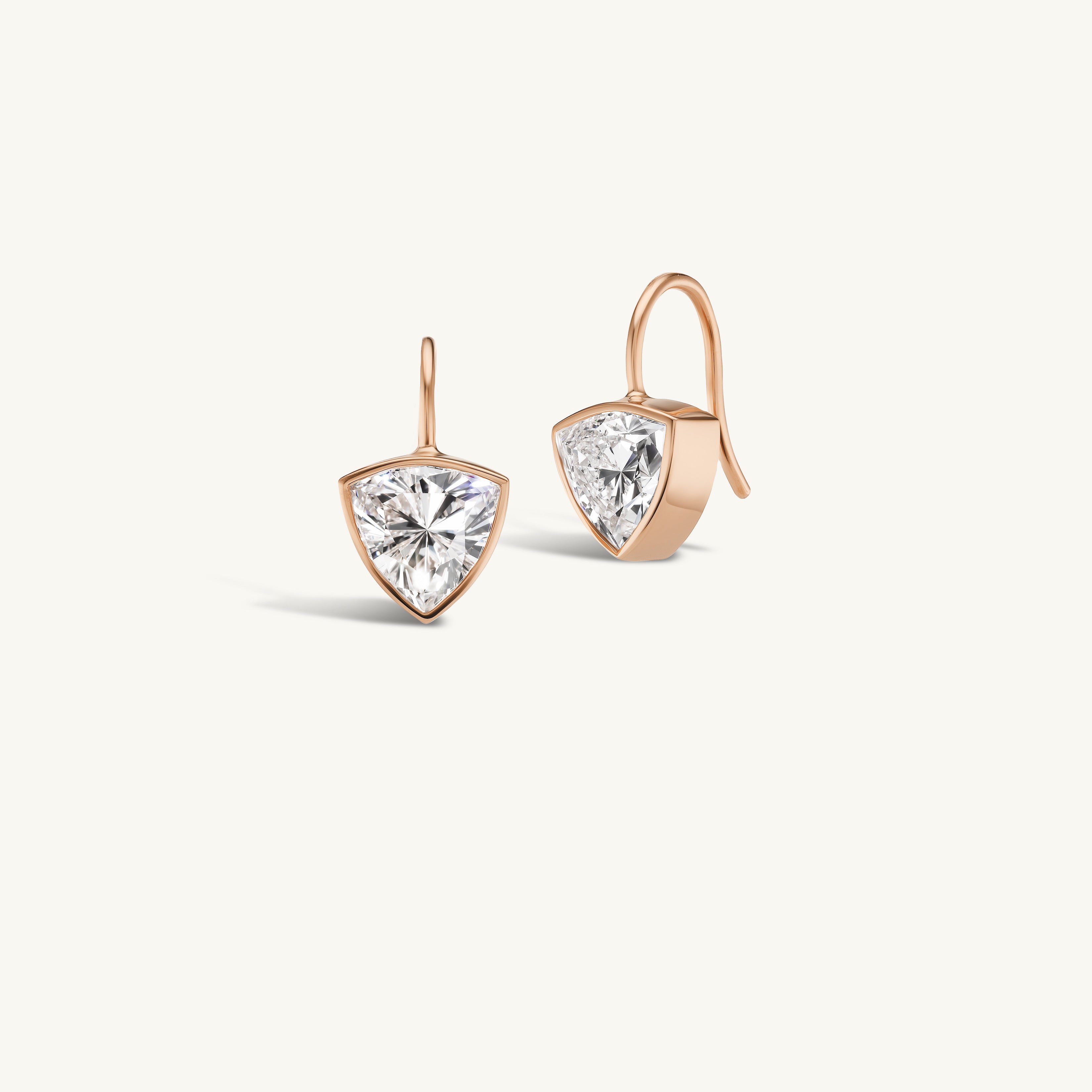Trillion Drop Earrings