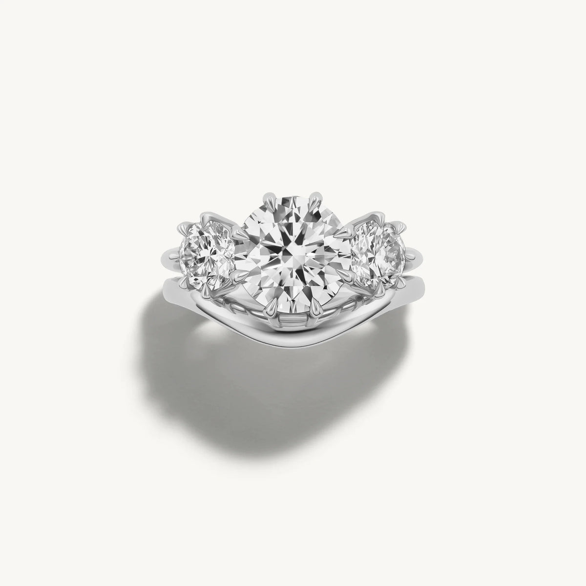Trilogy - Round, 2.5CT