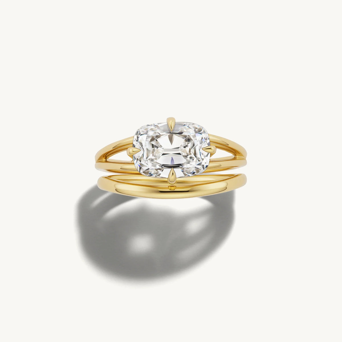 Union - Elongated Cushion, 2CT
