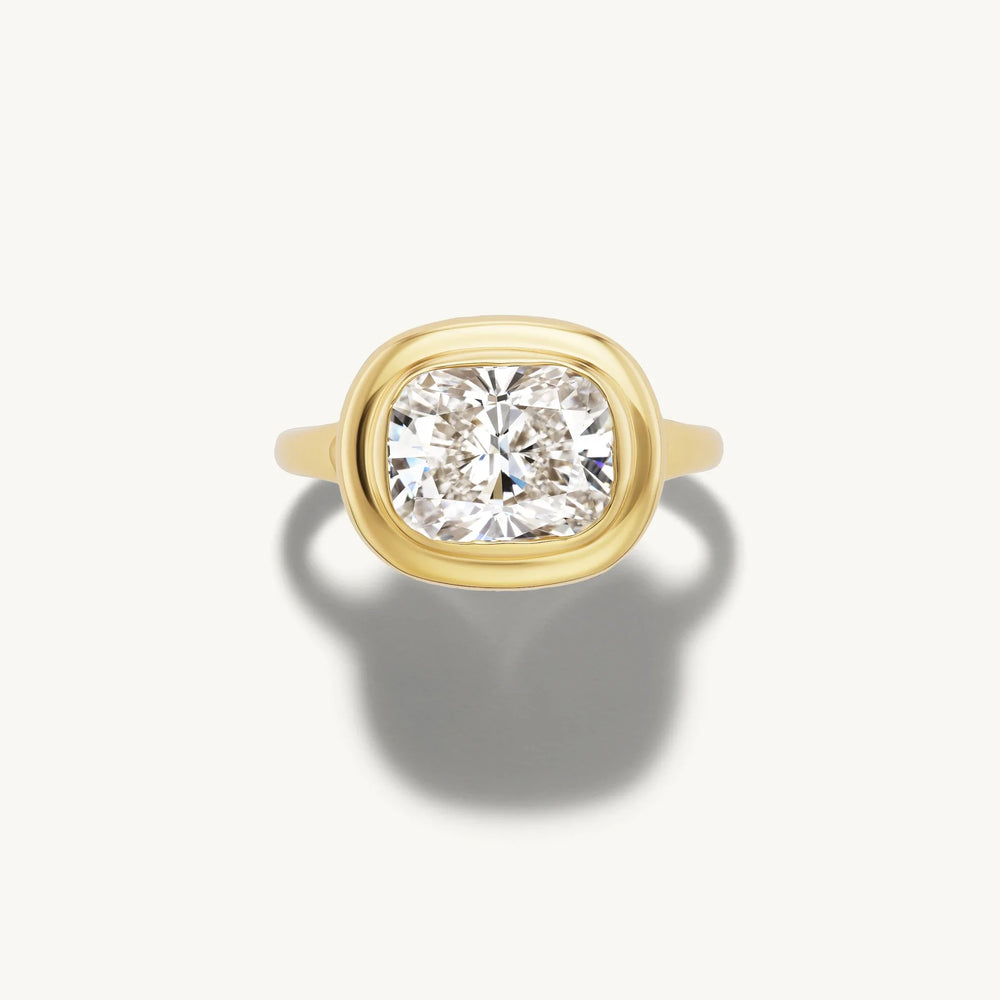 Victorian - Elongated Cushion, 2CT - Front View