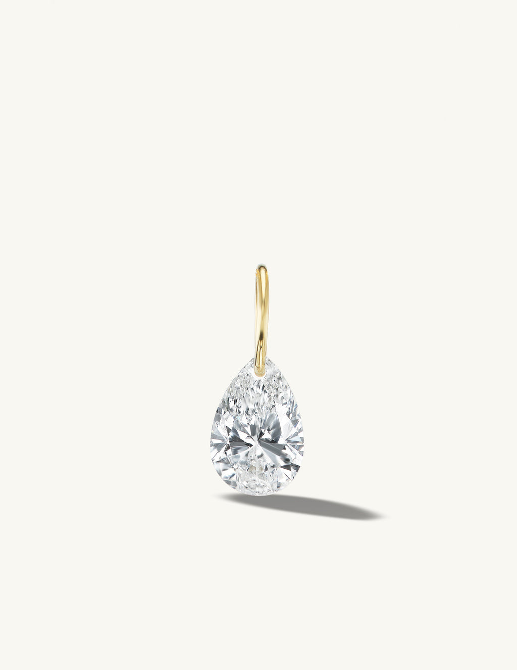 Pear Pierced Diamond Charm Chains