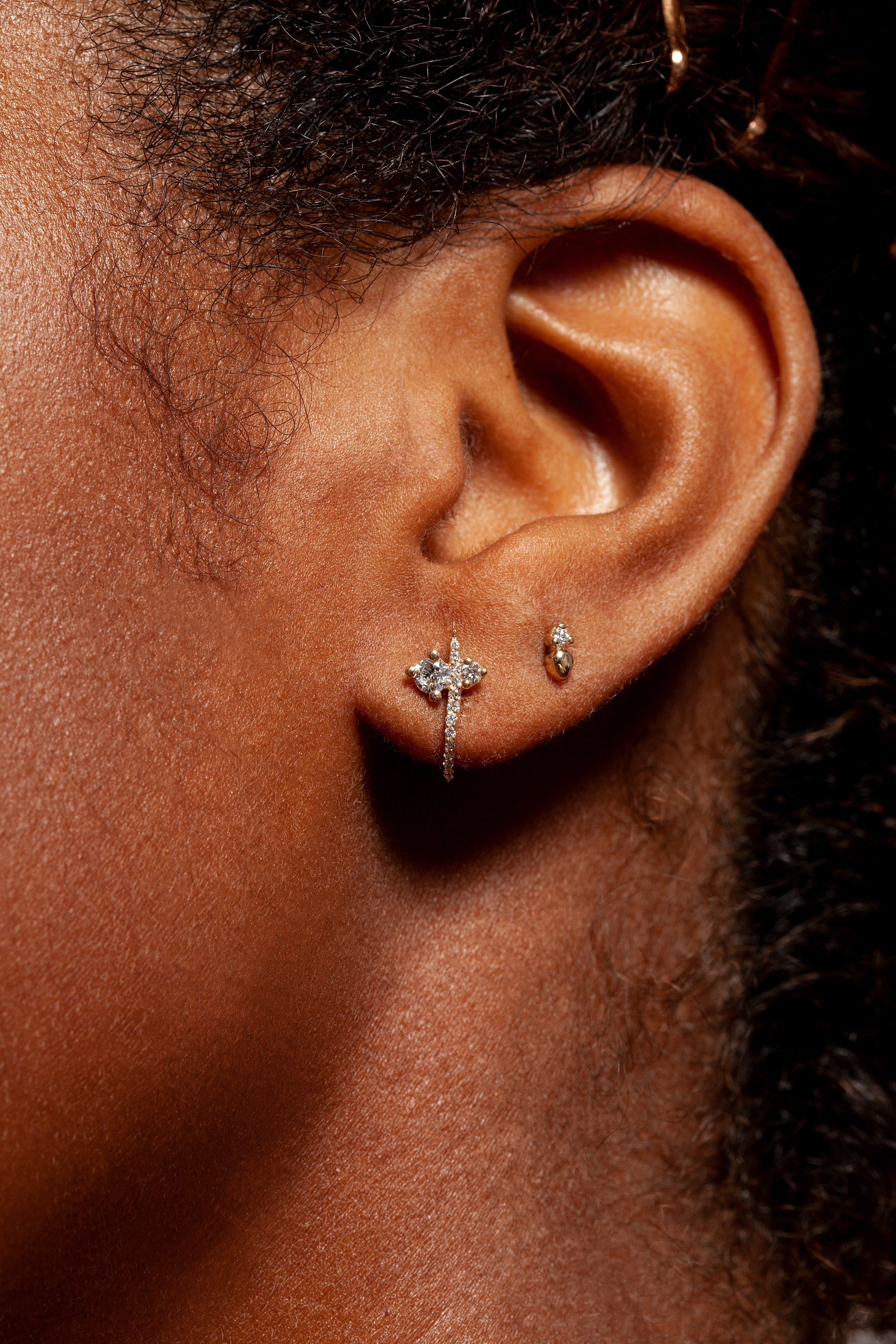 Hooked Pave Studs