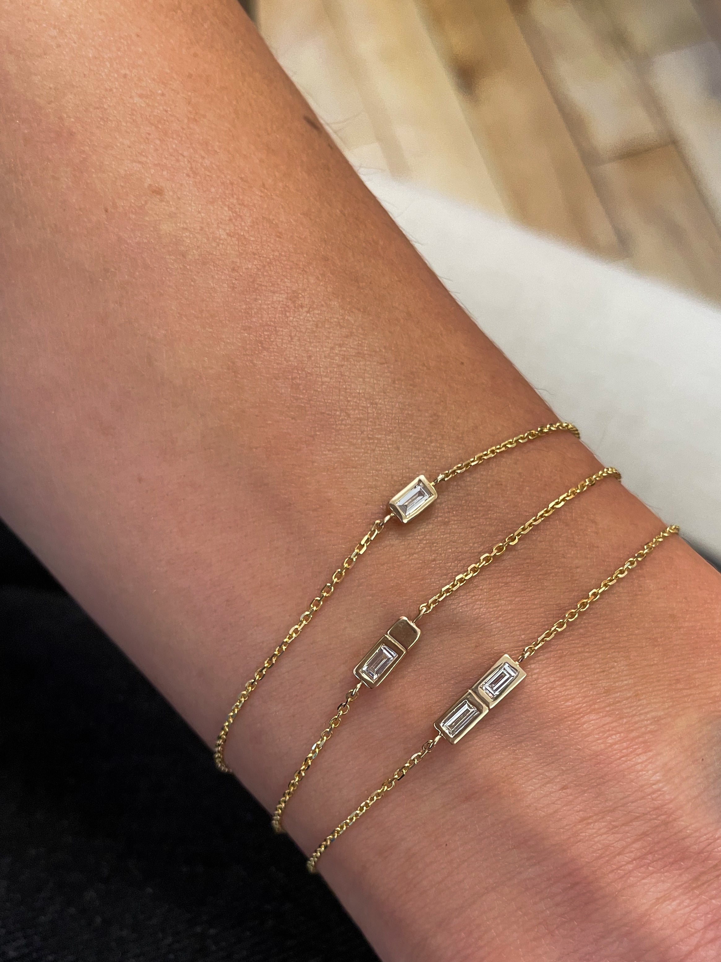 Stacked Diamond Bracelet