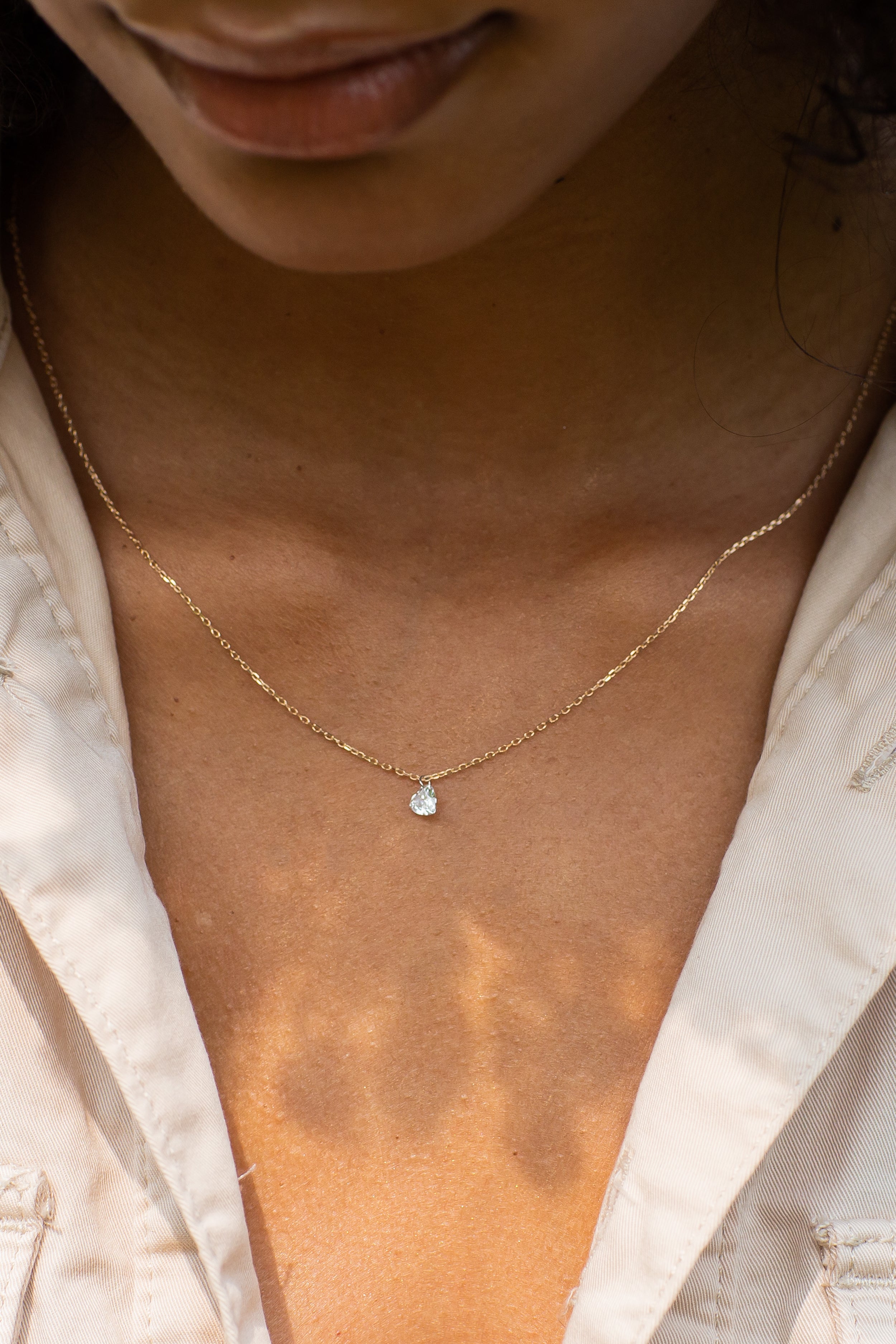 Pierced Heart Necklace