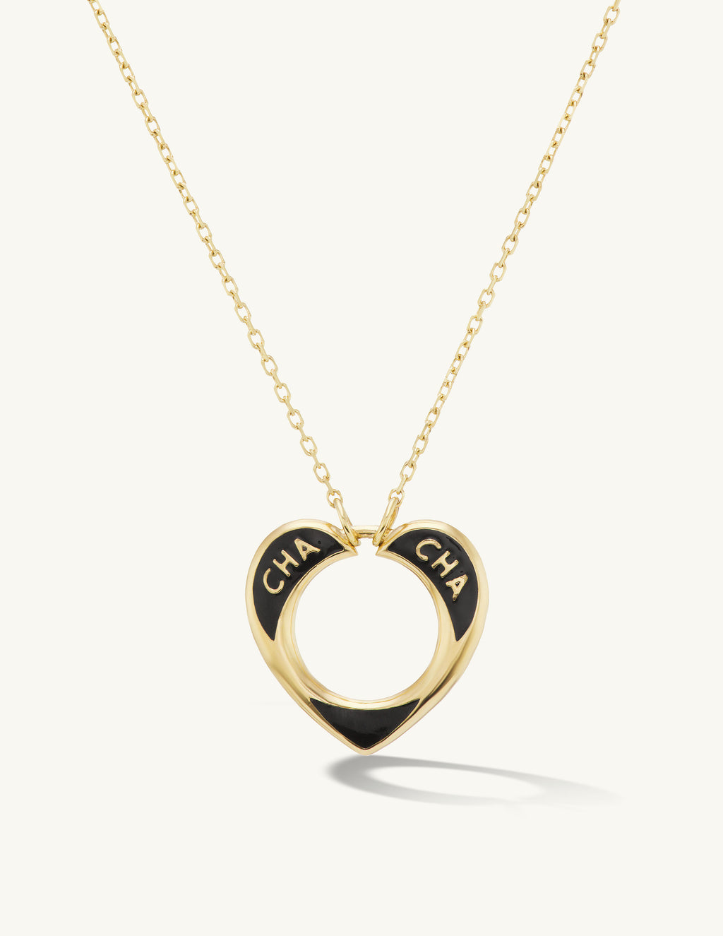SRJ X ZM Enamel Heart Necklace