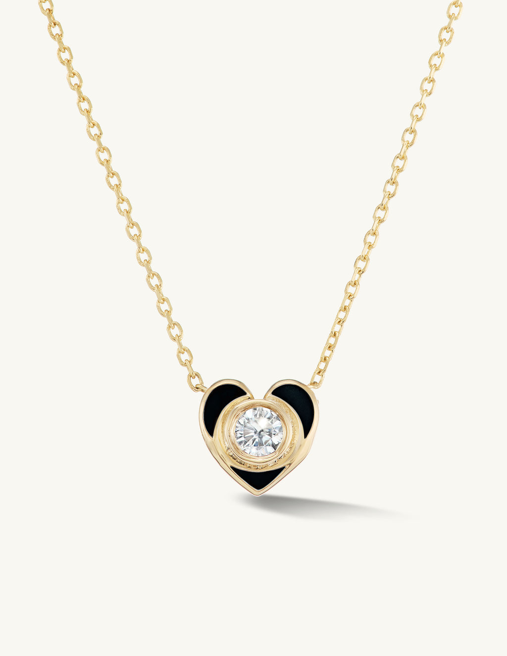 SRJ X ZM Enamel Heart Necklace
