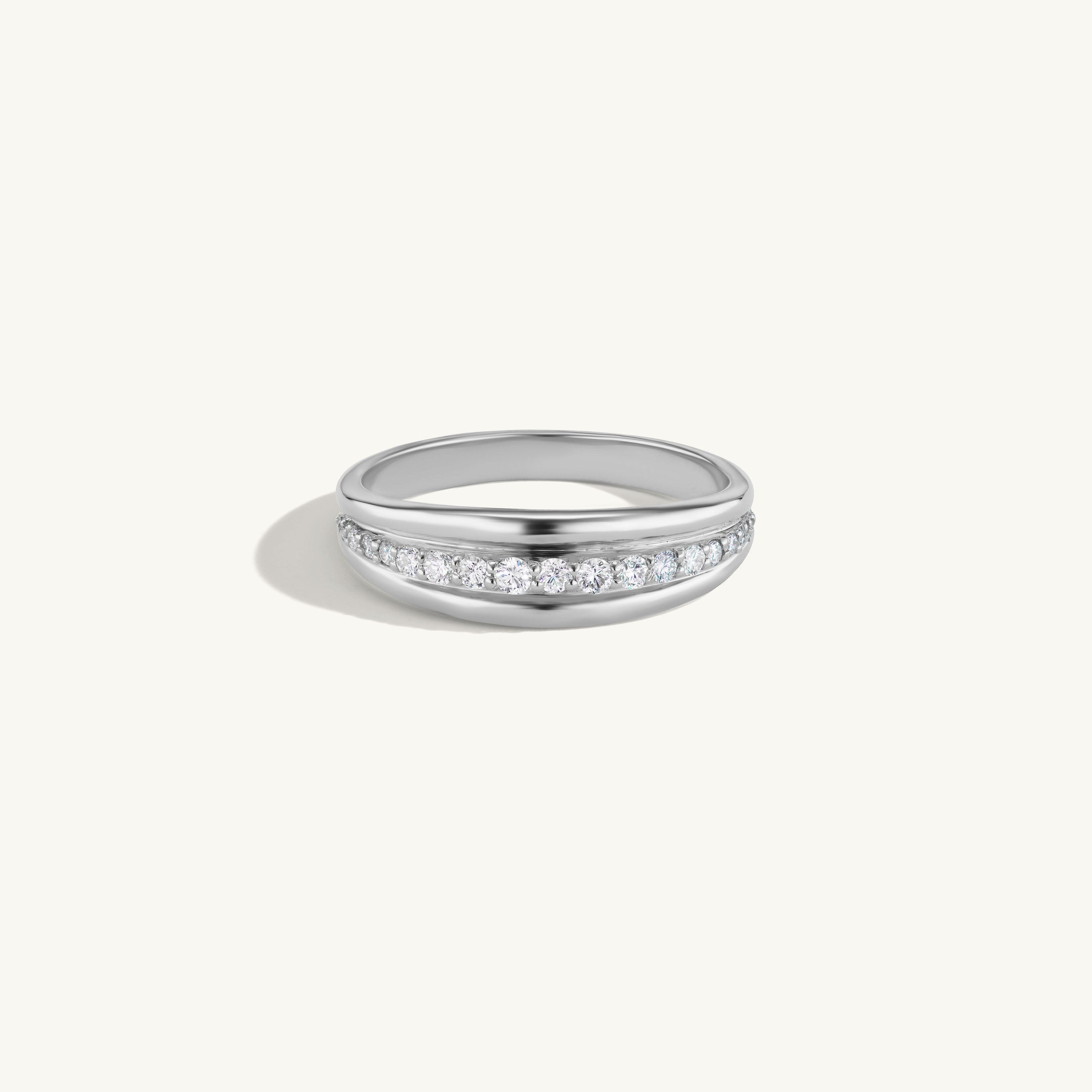 Pave Ripple Ring