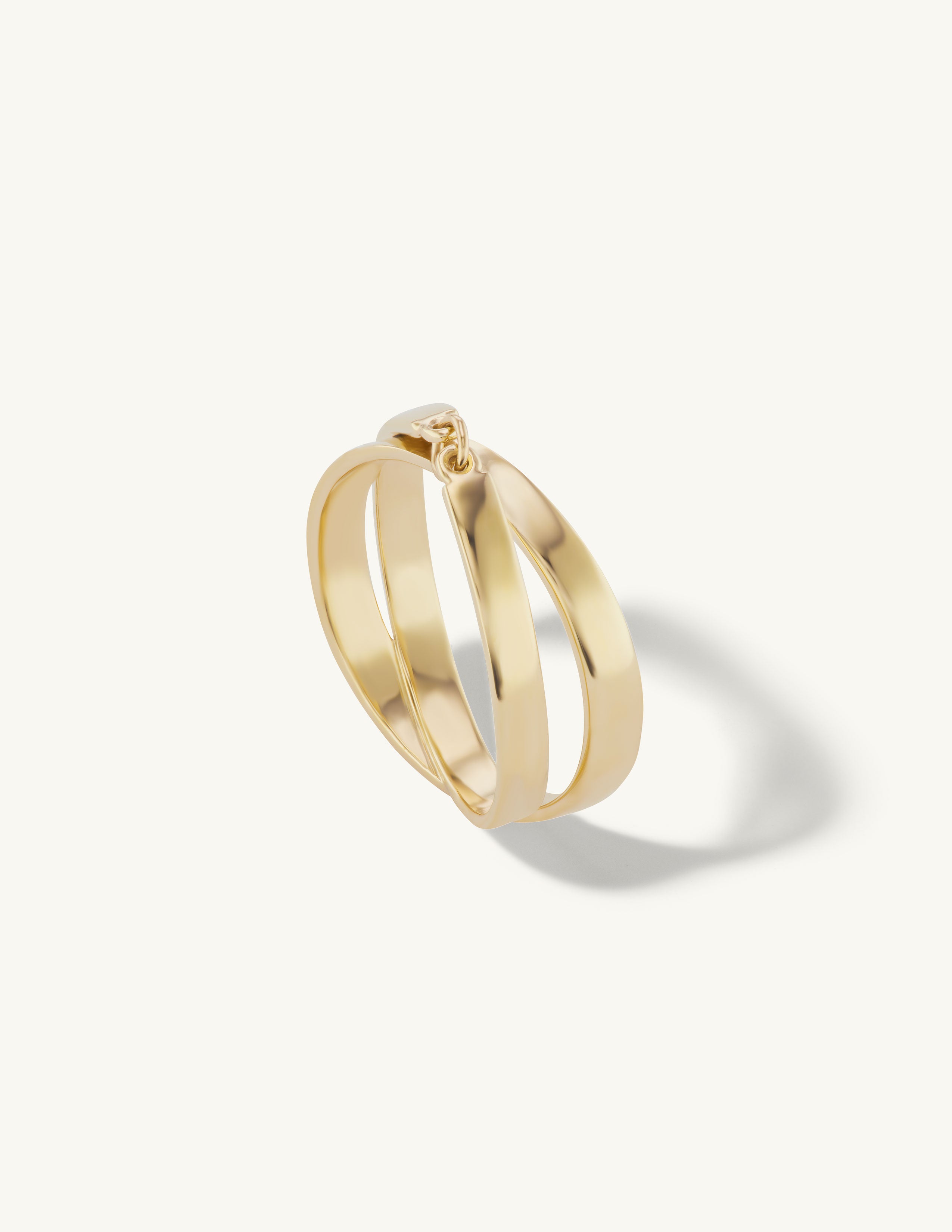 Gold Infinity Clasp Ring