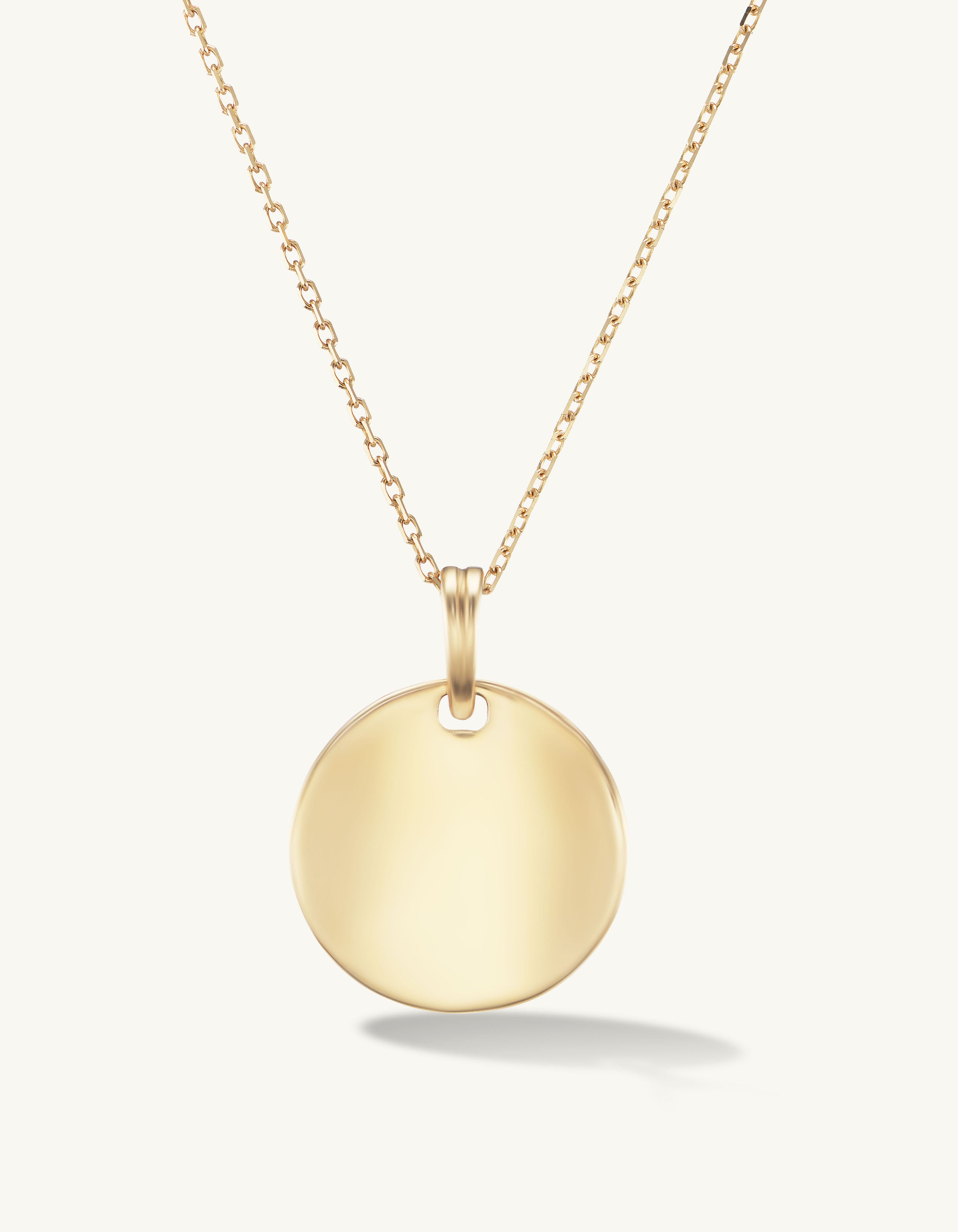 Ripple Disk Necklace
